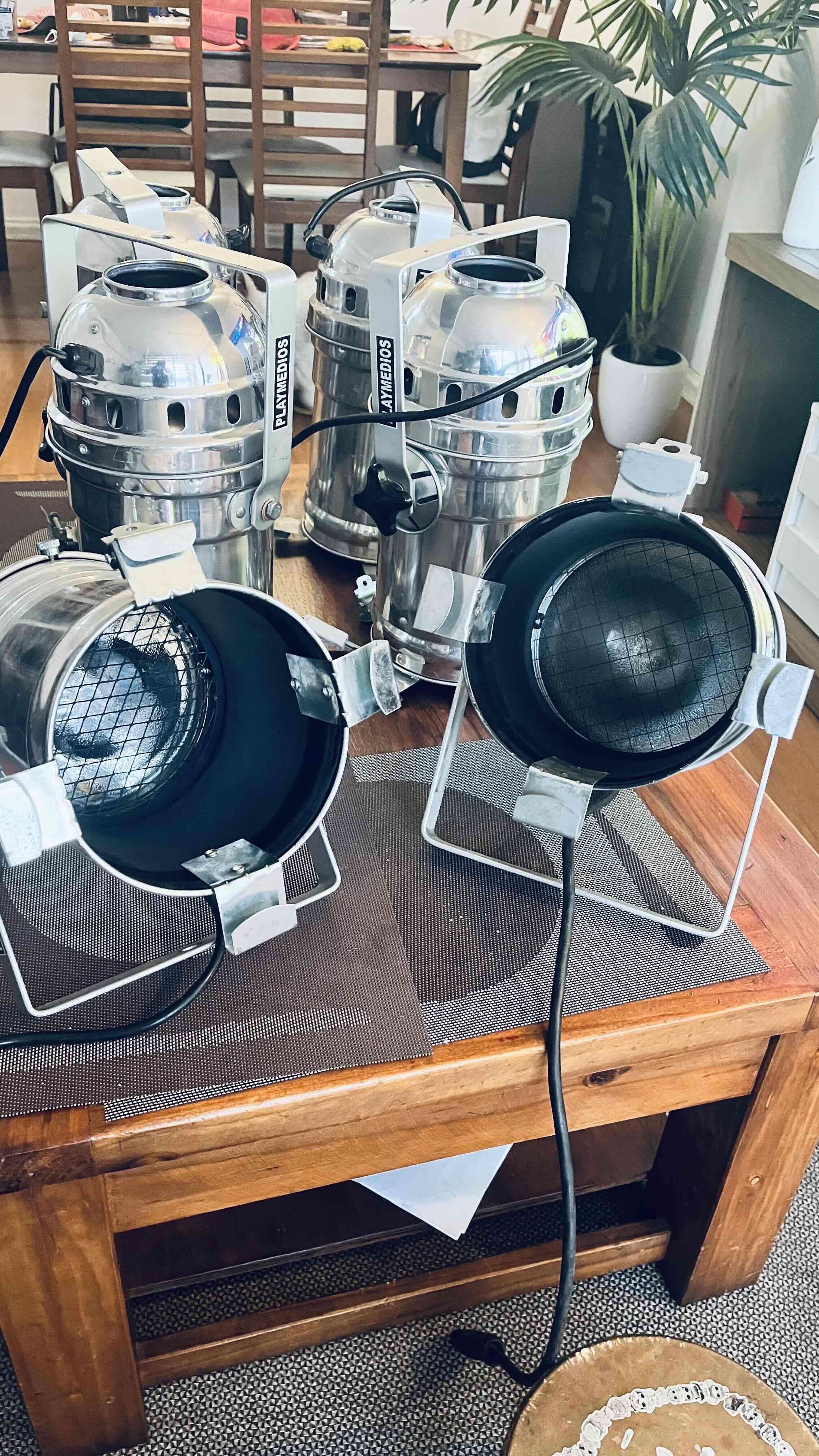 Set de luces escenario plateadas, par 56 - miniatura 3