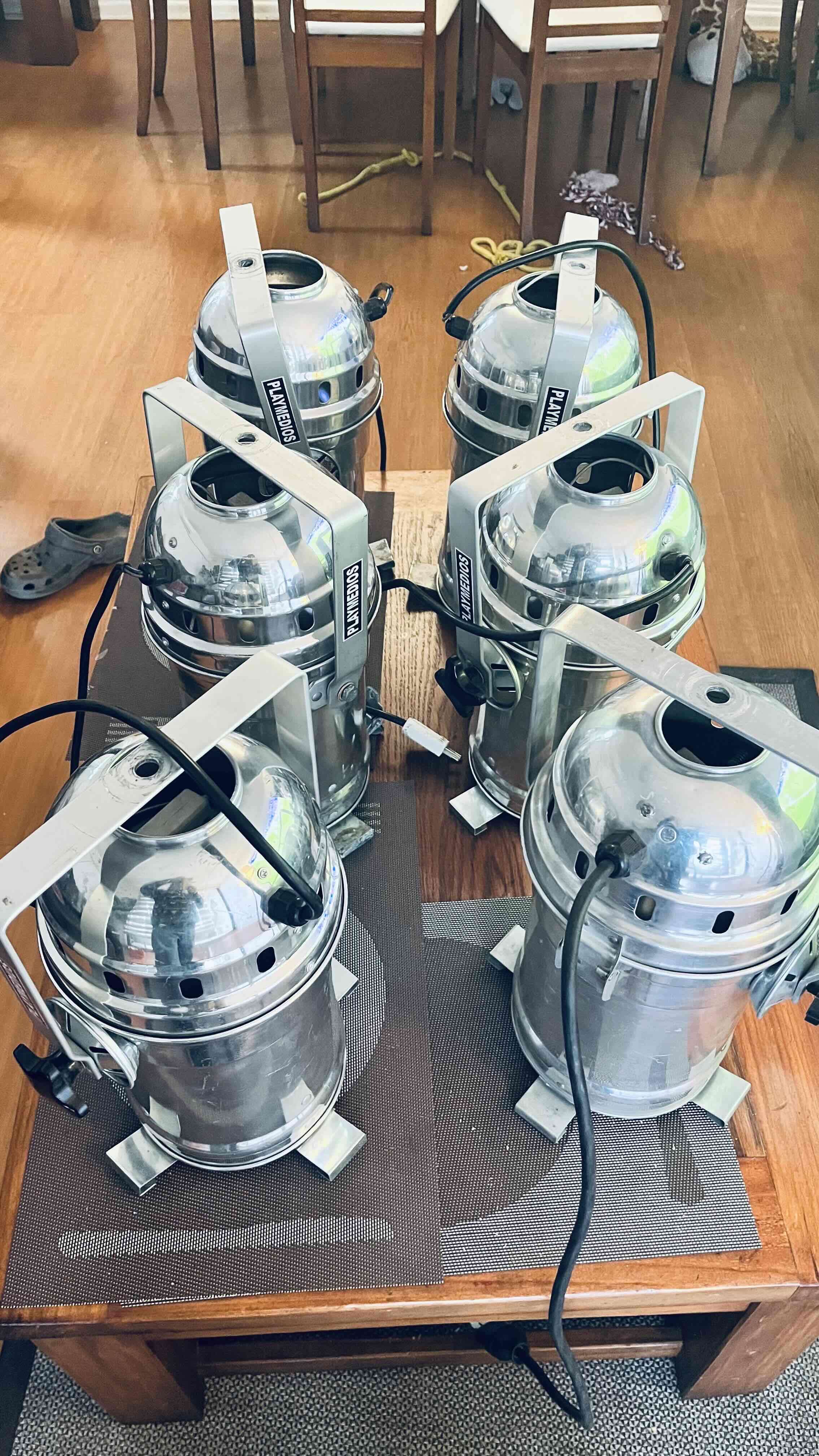 Set de luces escenario plateadas, par 56 - miniatura 5