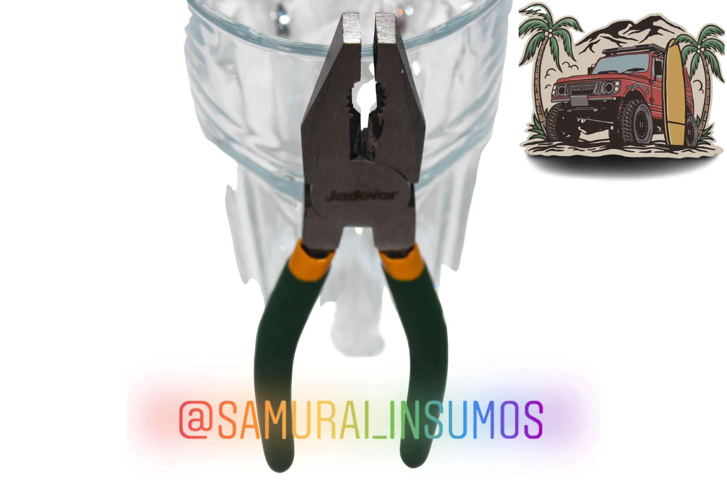 8 Pulgadas Engomado-Cortes-Sujeción-Torsión Jadeve - miniatura 2