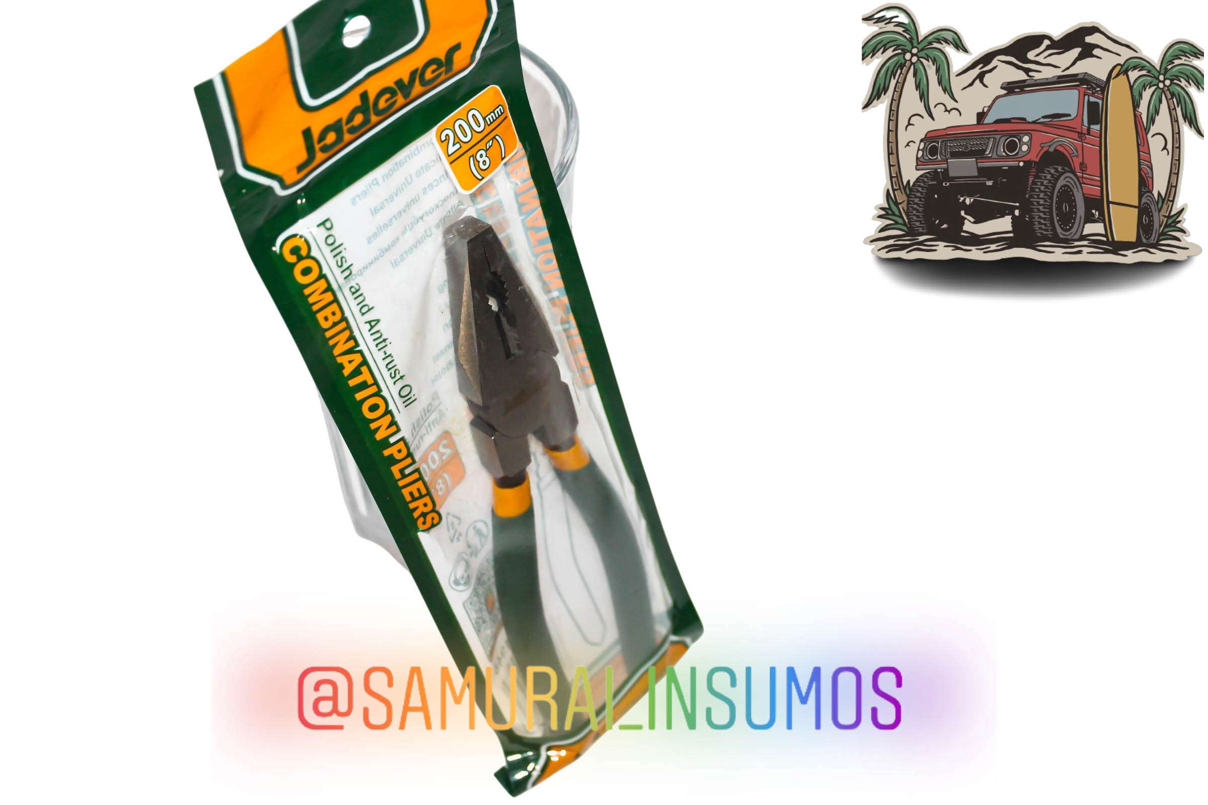 8 Pulgadas Engomado-Cortes-Sujeción-Torsión Jadeve - miniatura 3