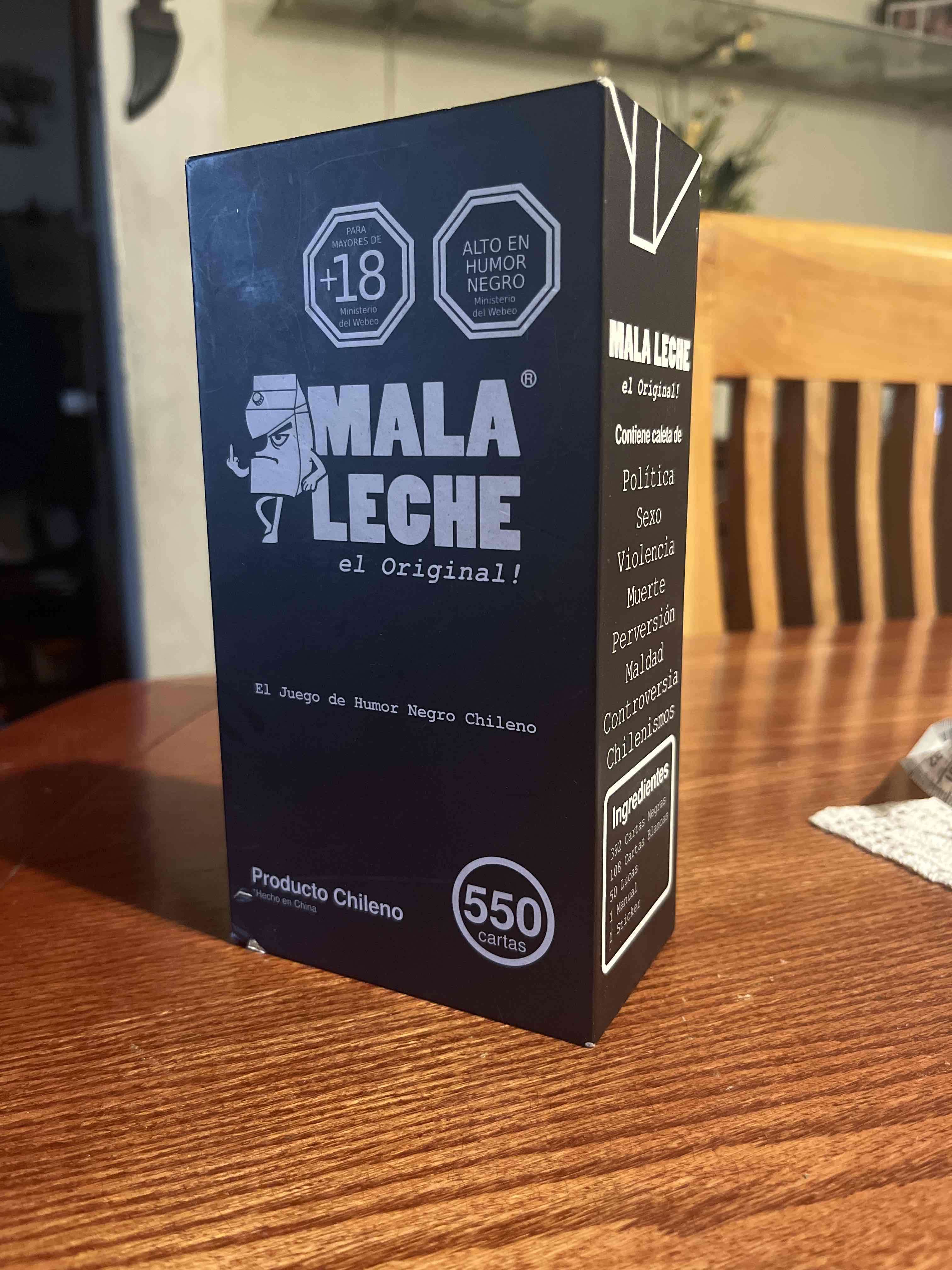 Juego de cartas Mala Leche