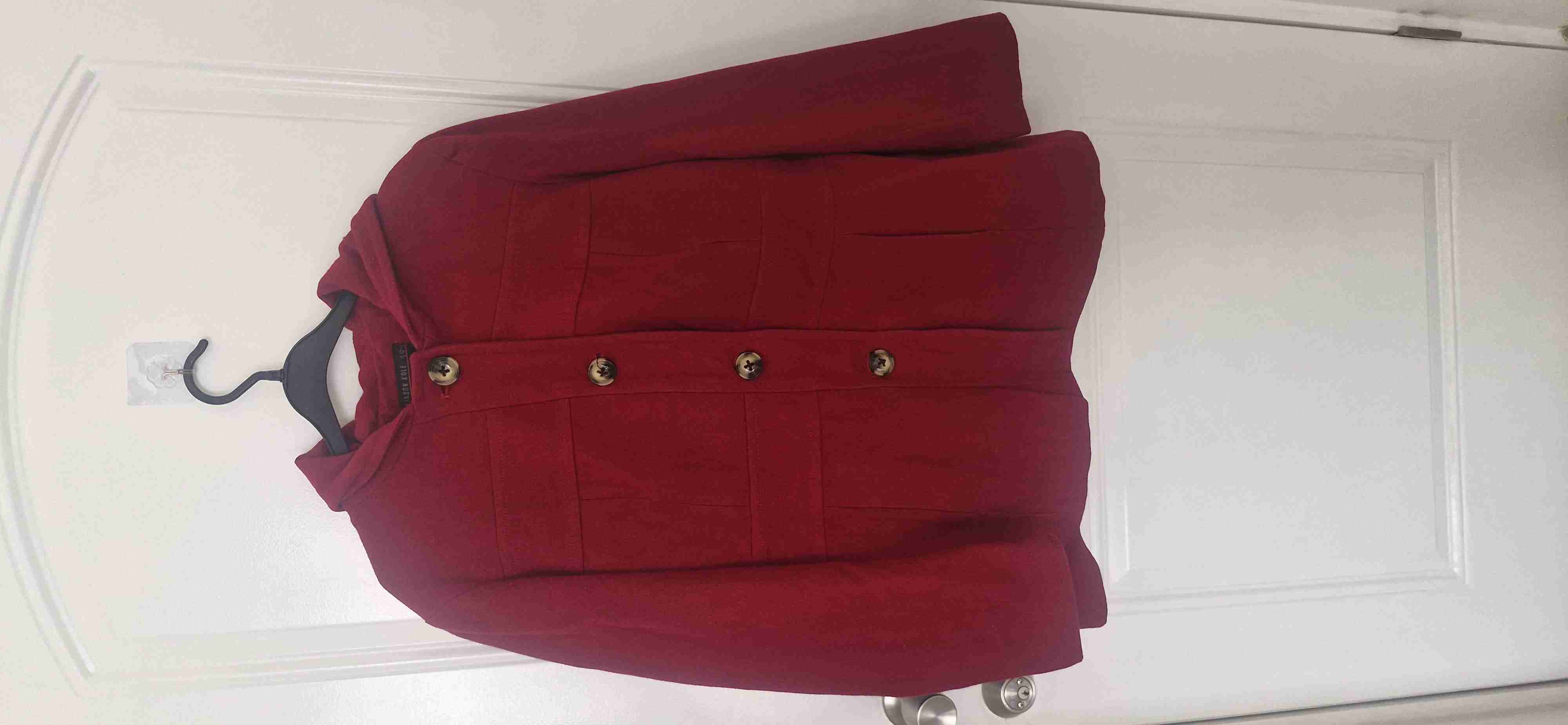 Abrigo con Capucha Jason Kole Talla XL - Rojo Carm - miniatura 2