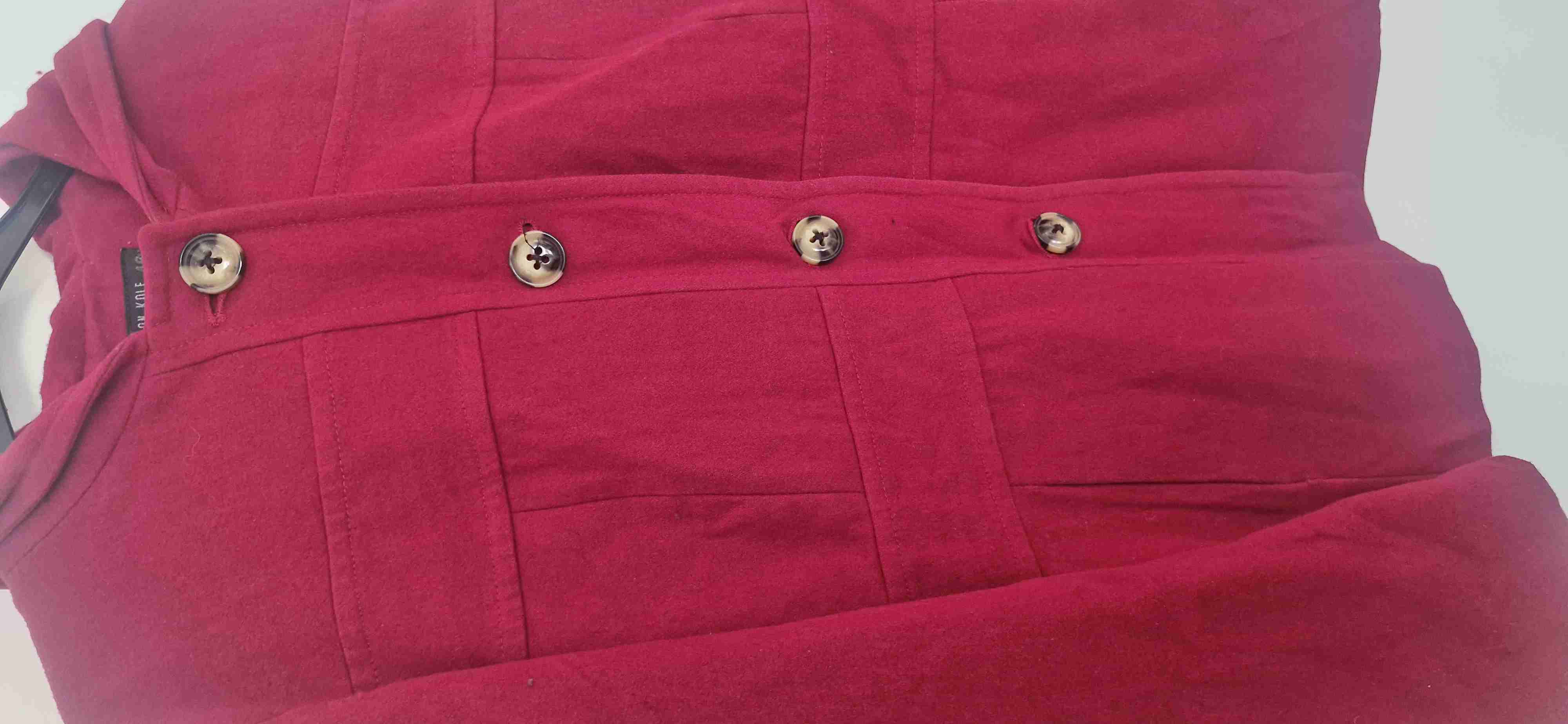 Abrigo con Capucha Jason Kole Talla XL - Rojo Carm - miniatura 4