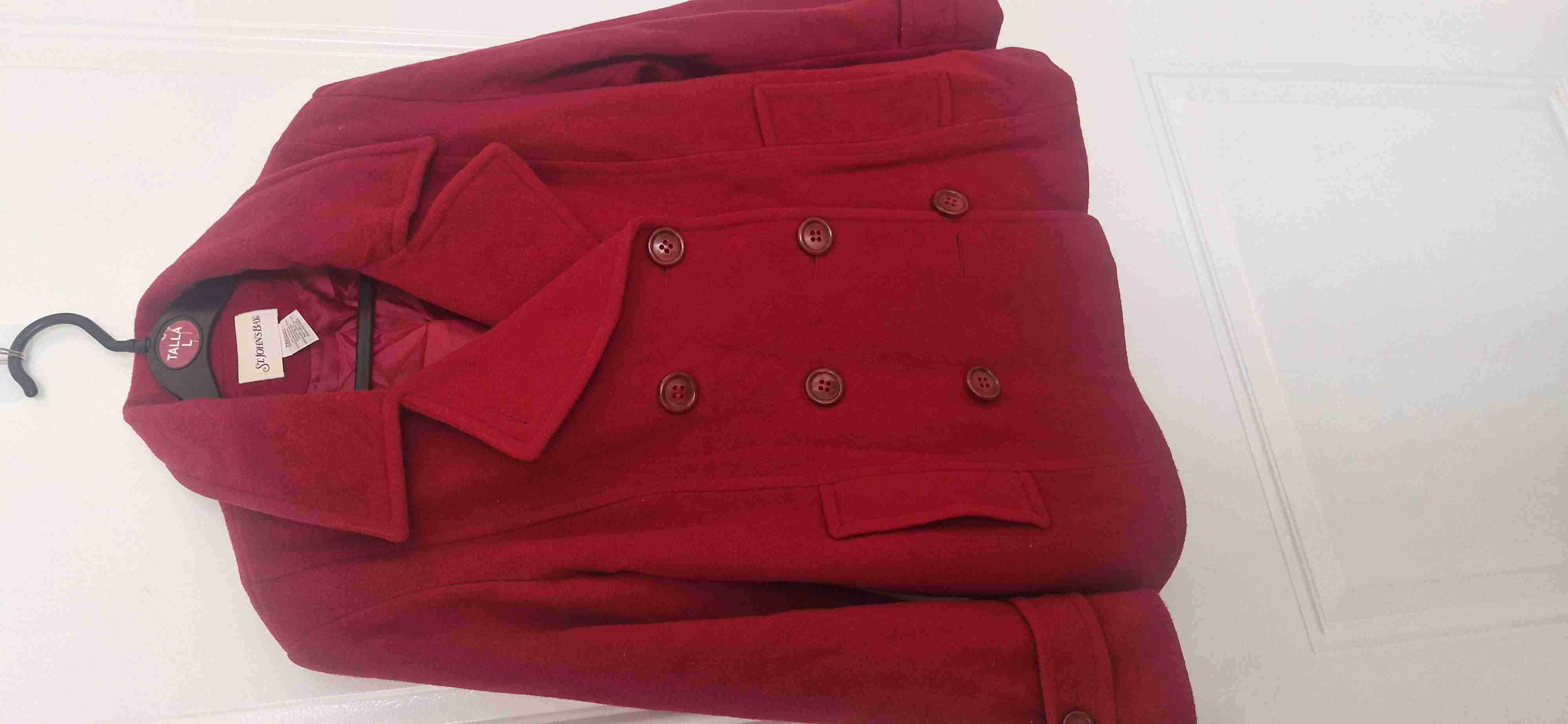 Abrigo Peacoat Rojo St. John's Bay M