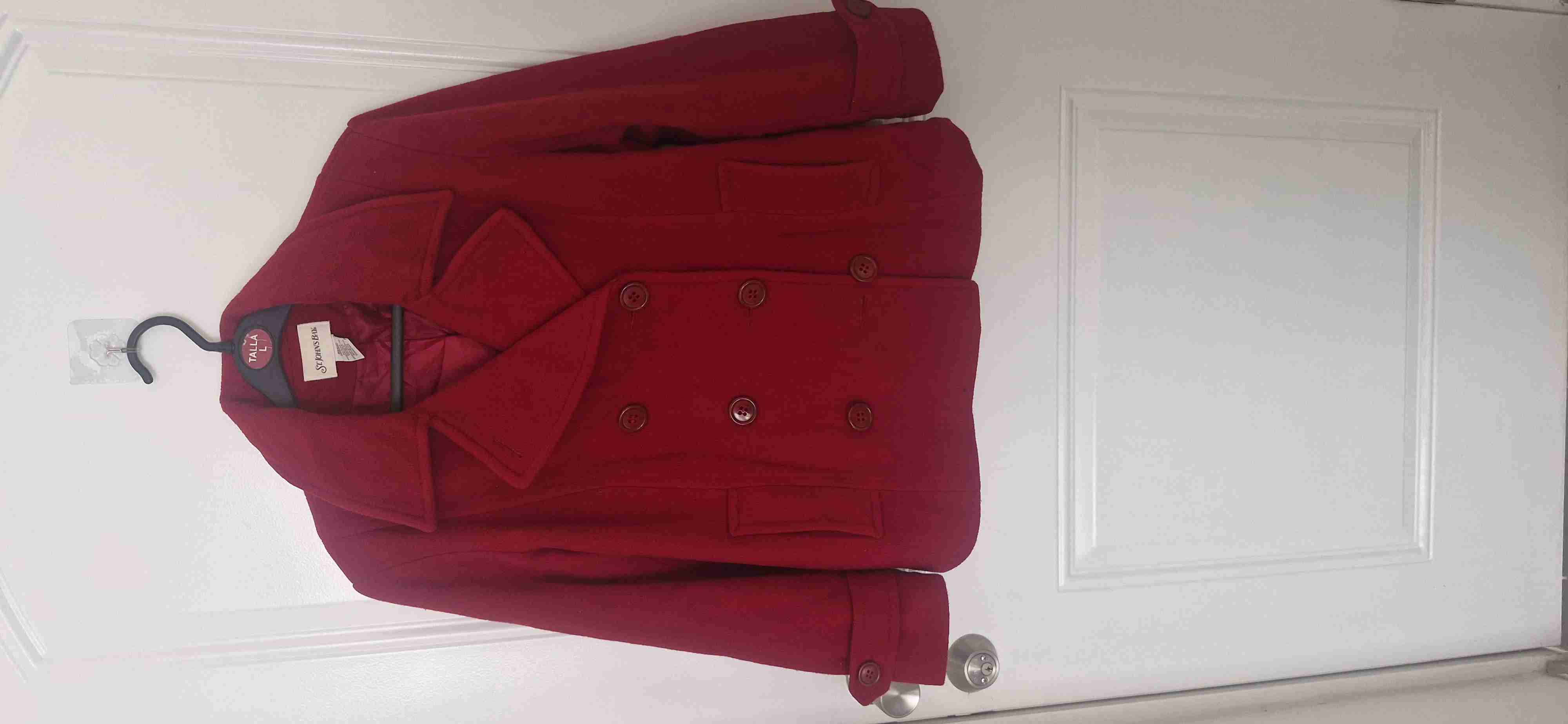 Abrigo Peacoat Rojo St. John's Bay M - miniatura 4