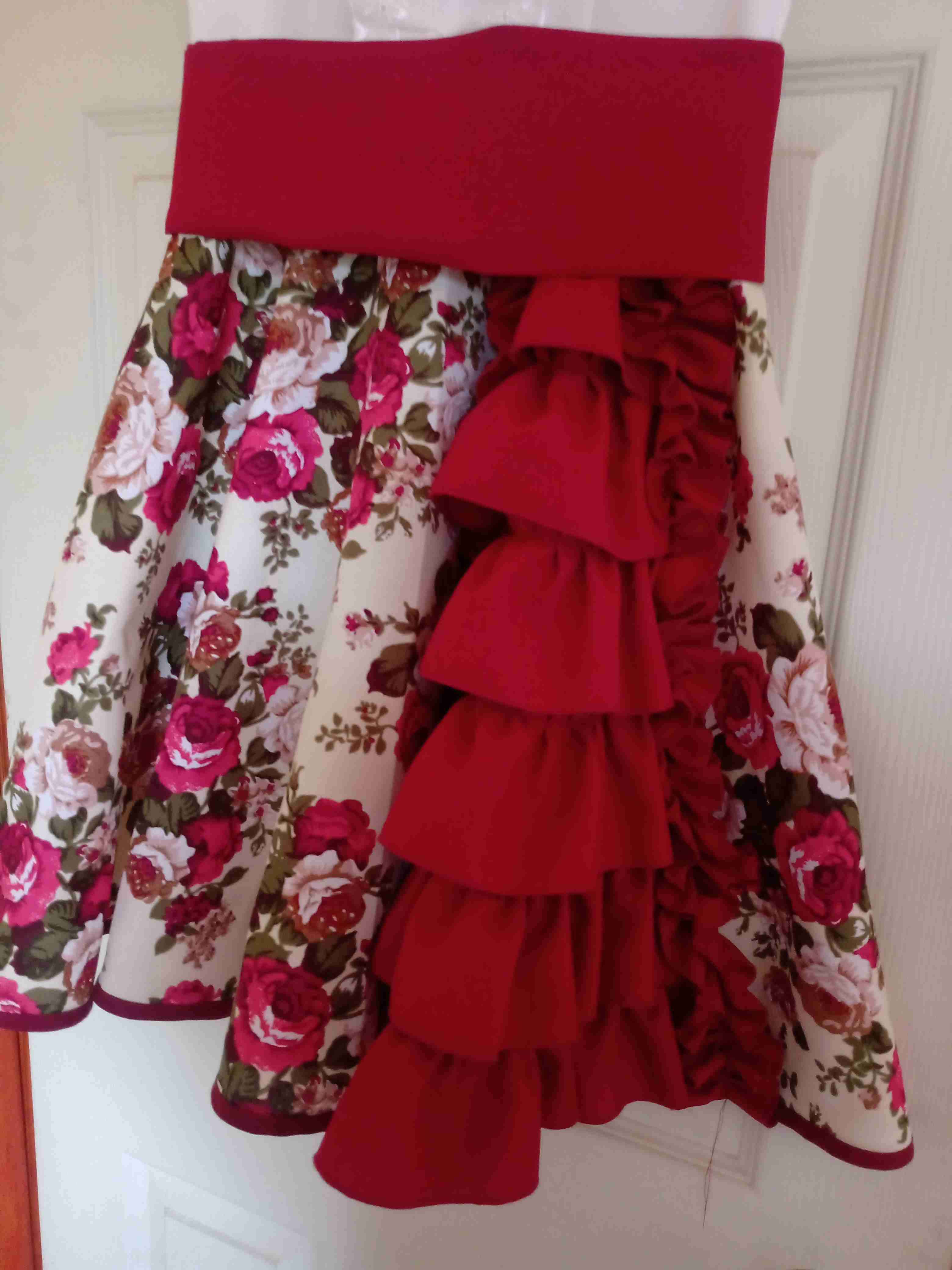 Vestido folclórico floral - miniatura 3