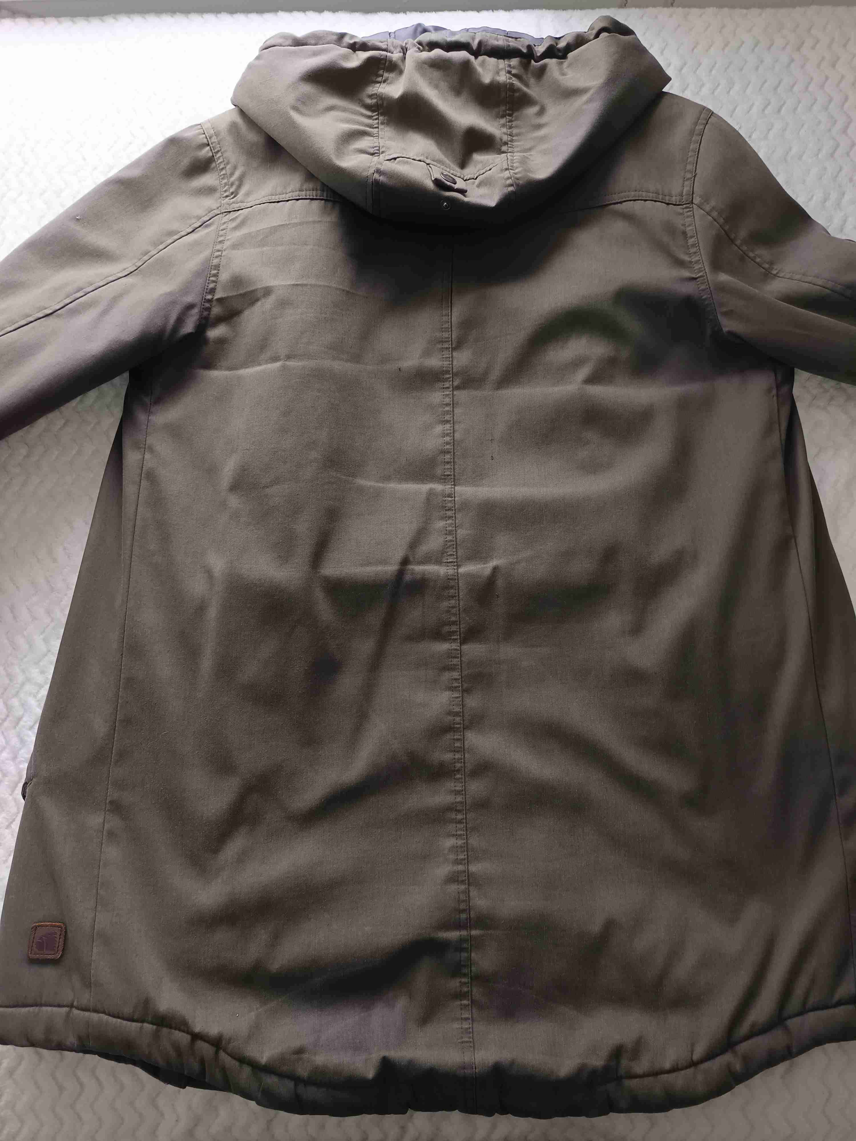 Parka larga Americanino de Hombre verde con gorro - miniatura 6