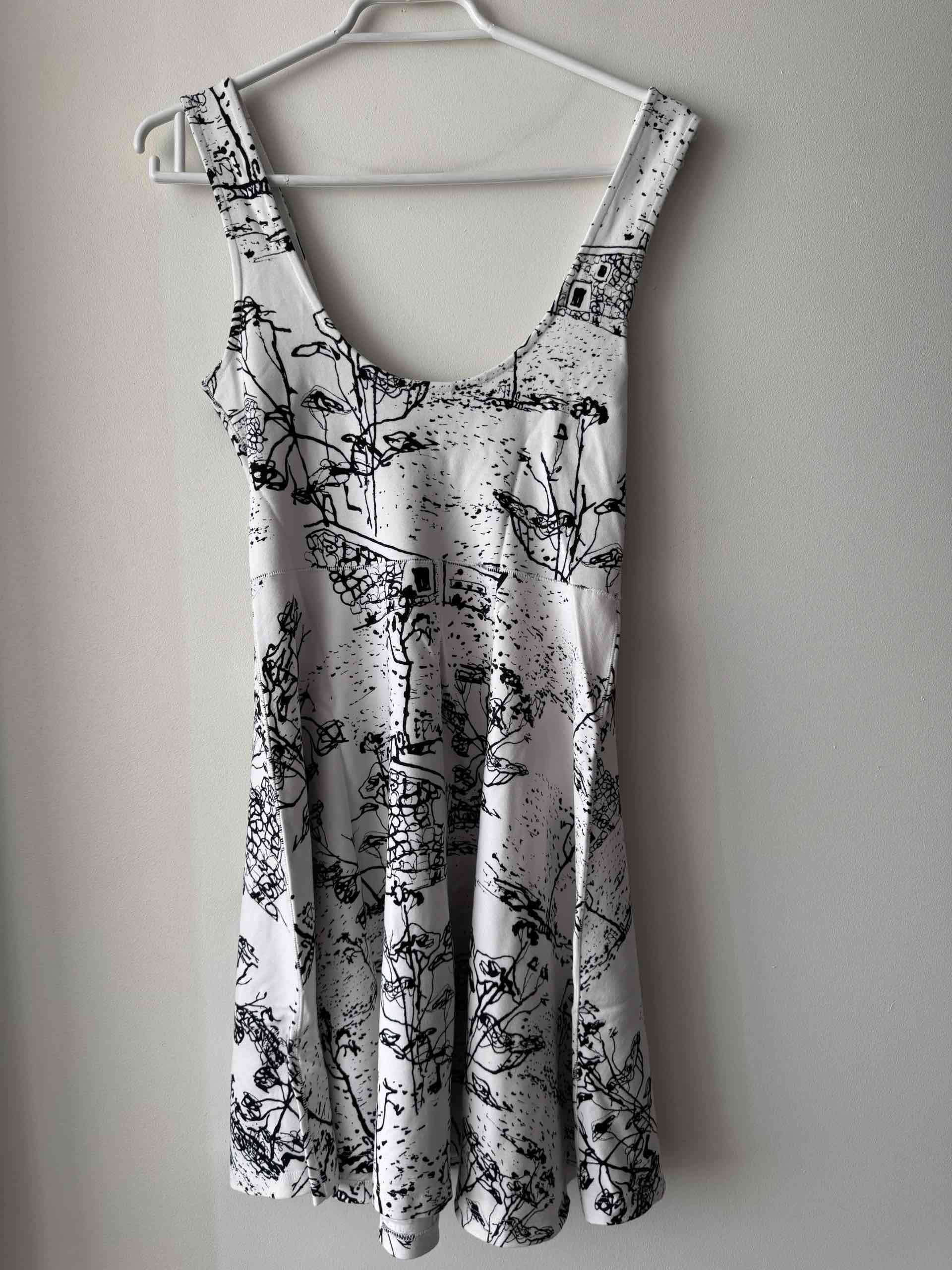 Vestido blanco estampado - miniatura 4