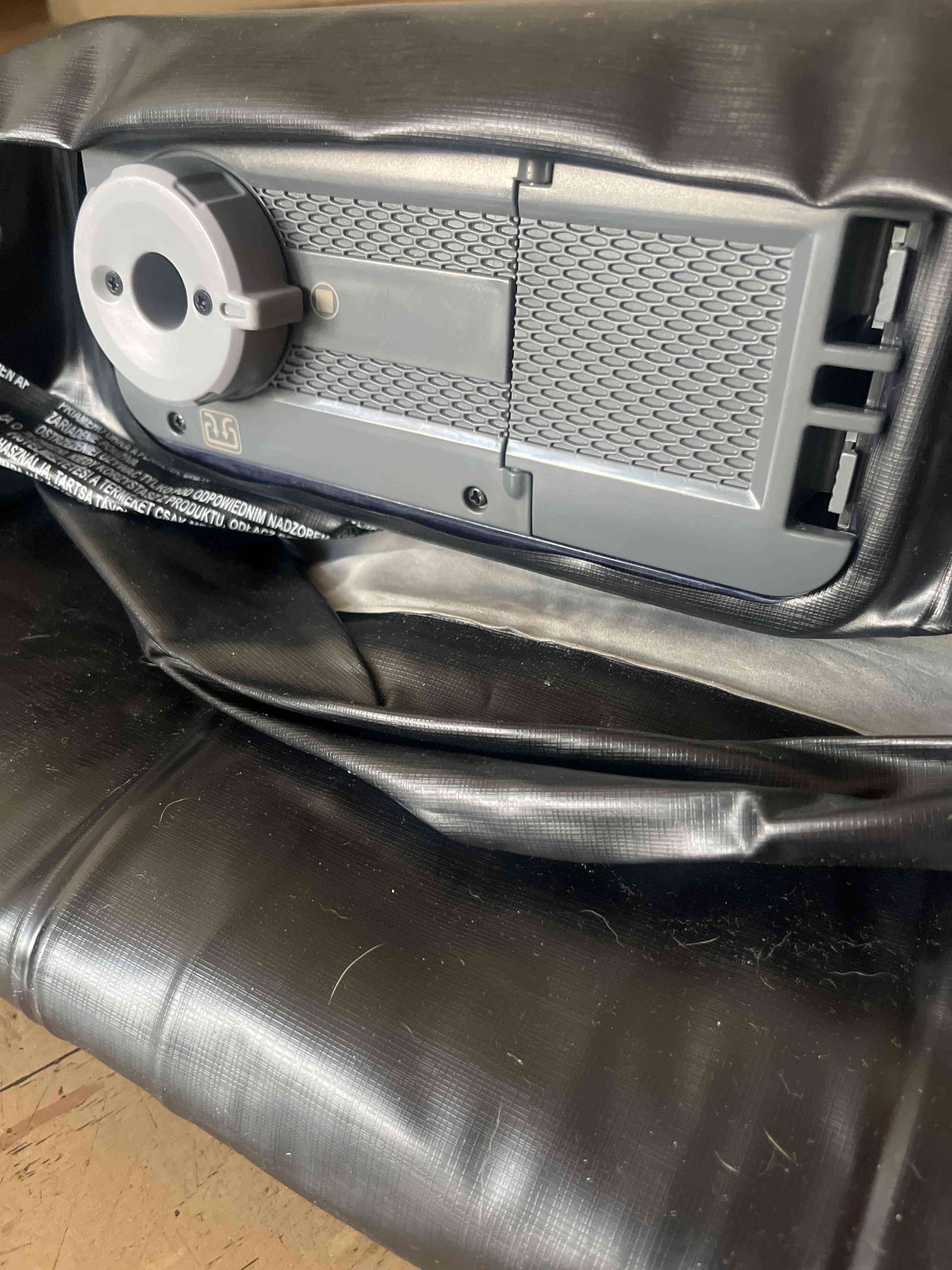 Colchón inflable doble negro - miniatura 4