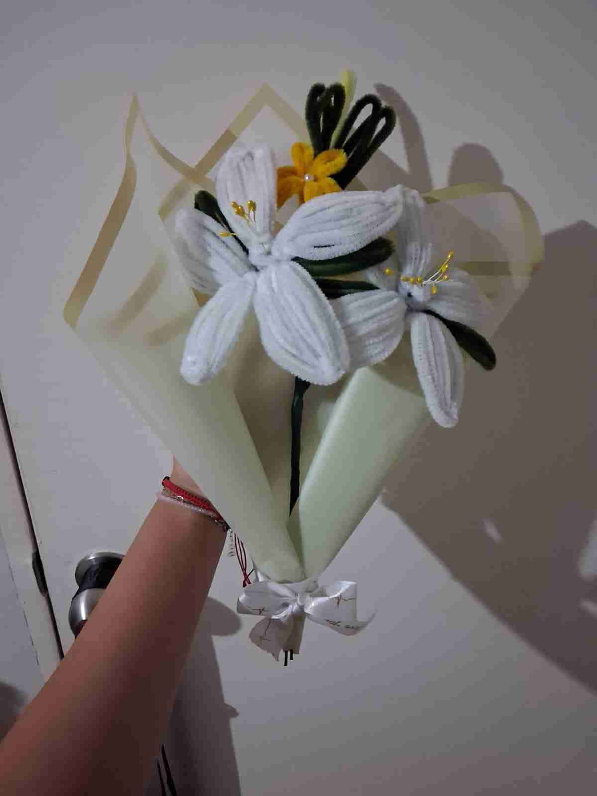 Ramo de flores limpiapipas - miniatura 2