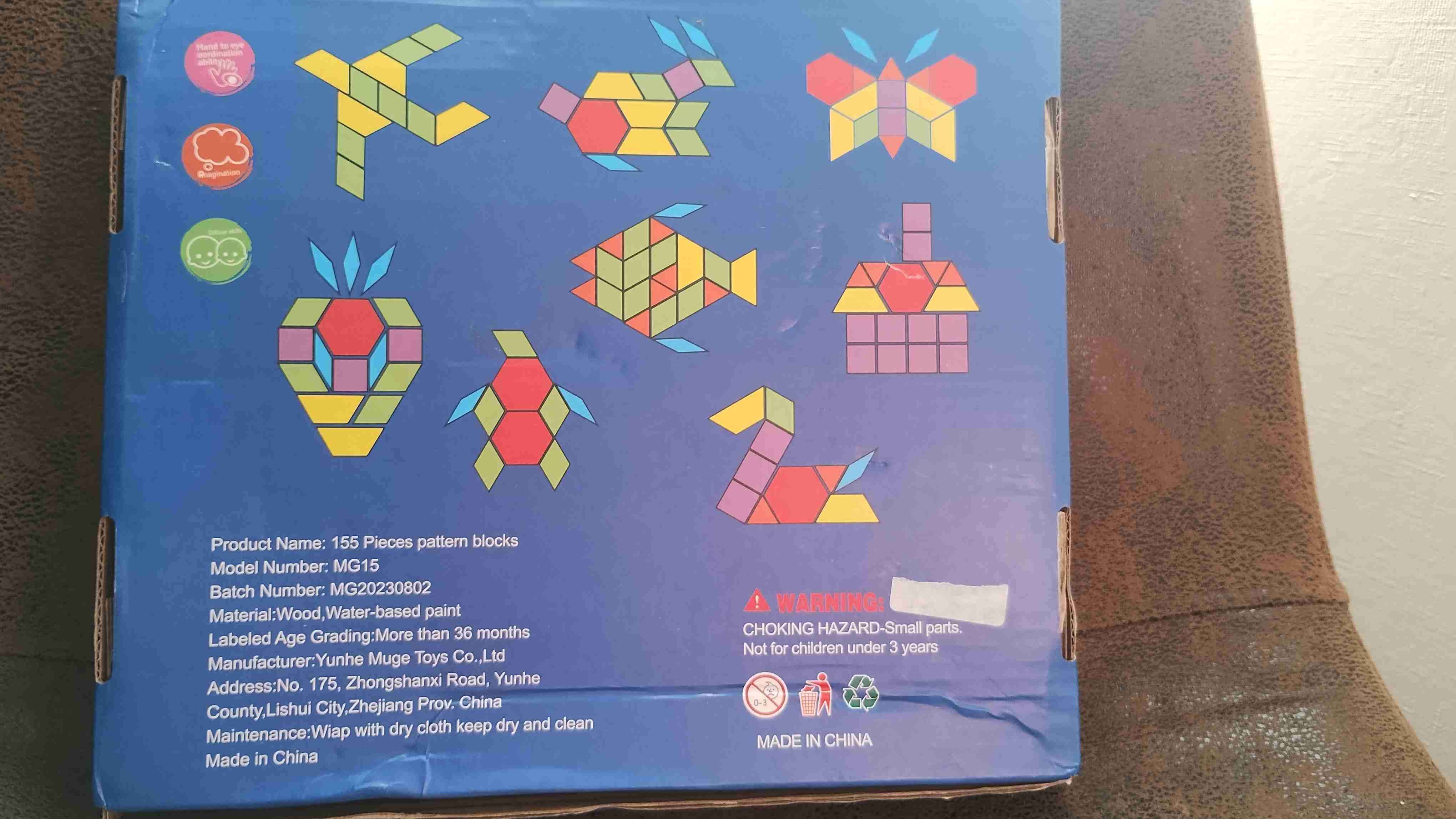 Juego bloques de patrones 155 piezas - miniatura 2