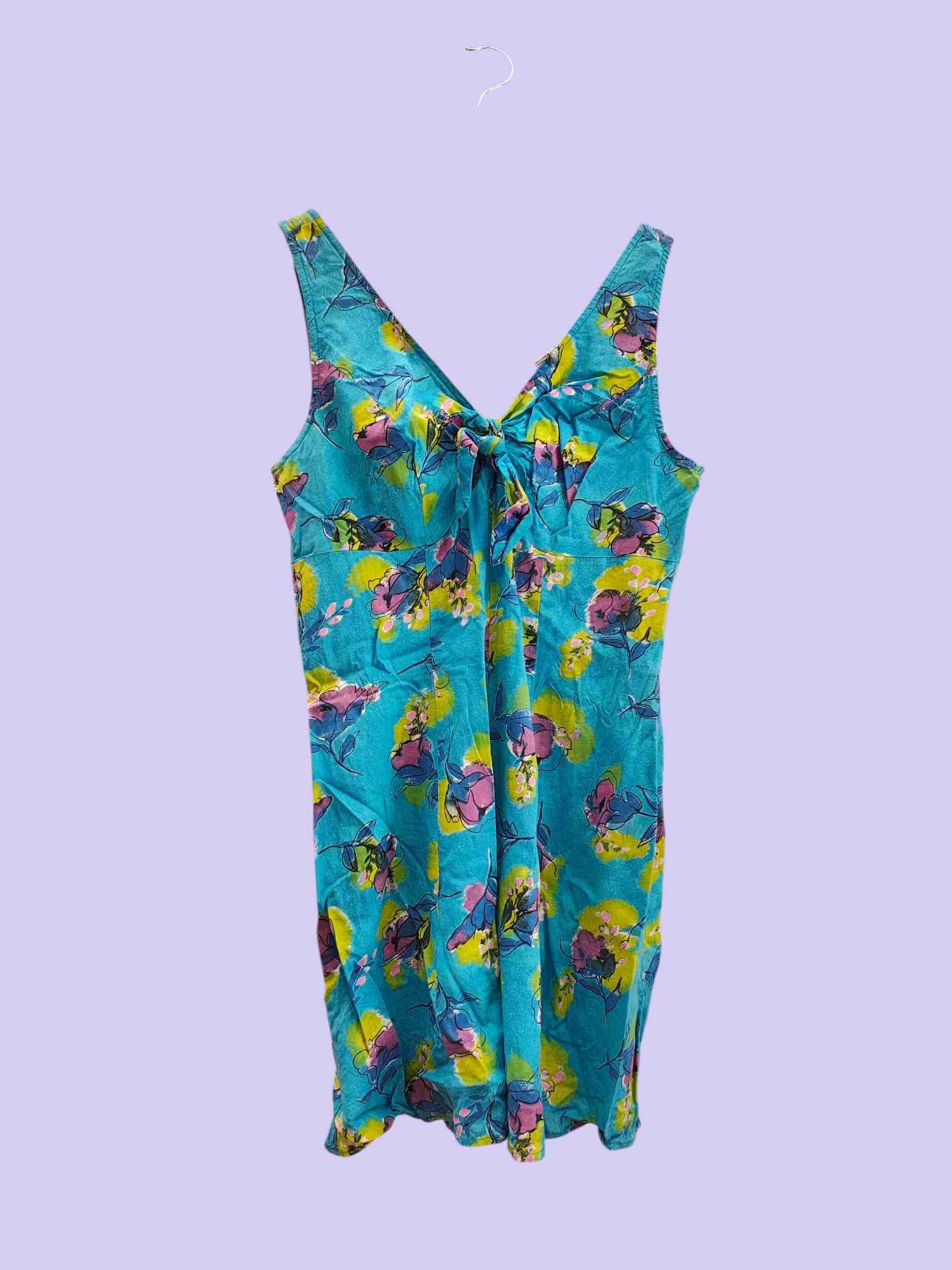 Enterito celeste floral sin mangas - miniatura 2