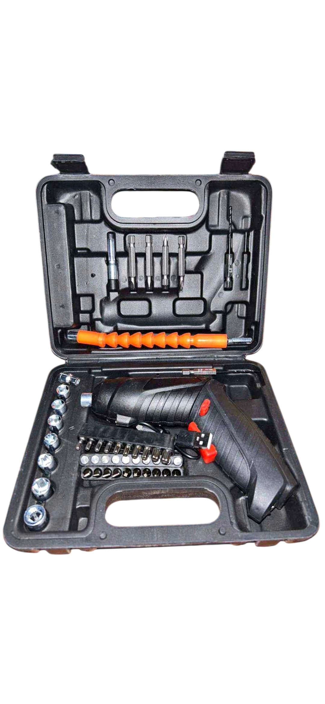 Set destornillador eléctrico con accesorios - miniatura 3