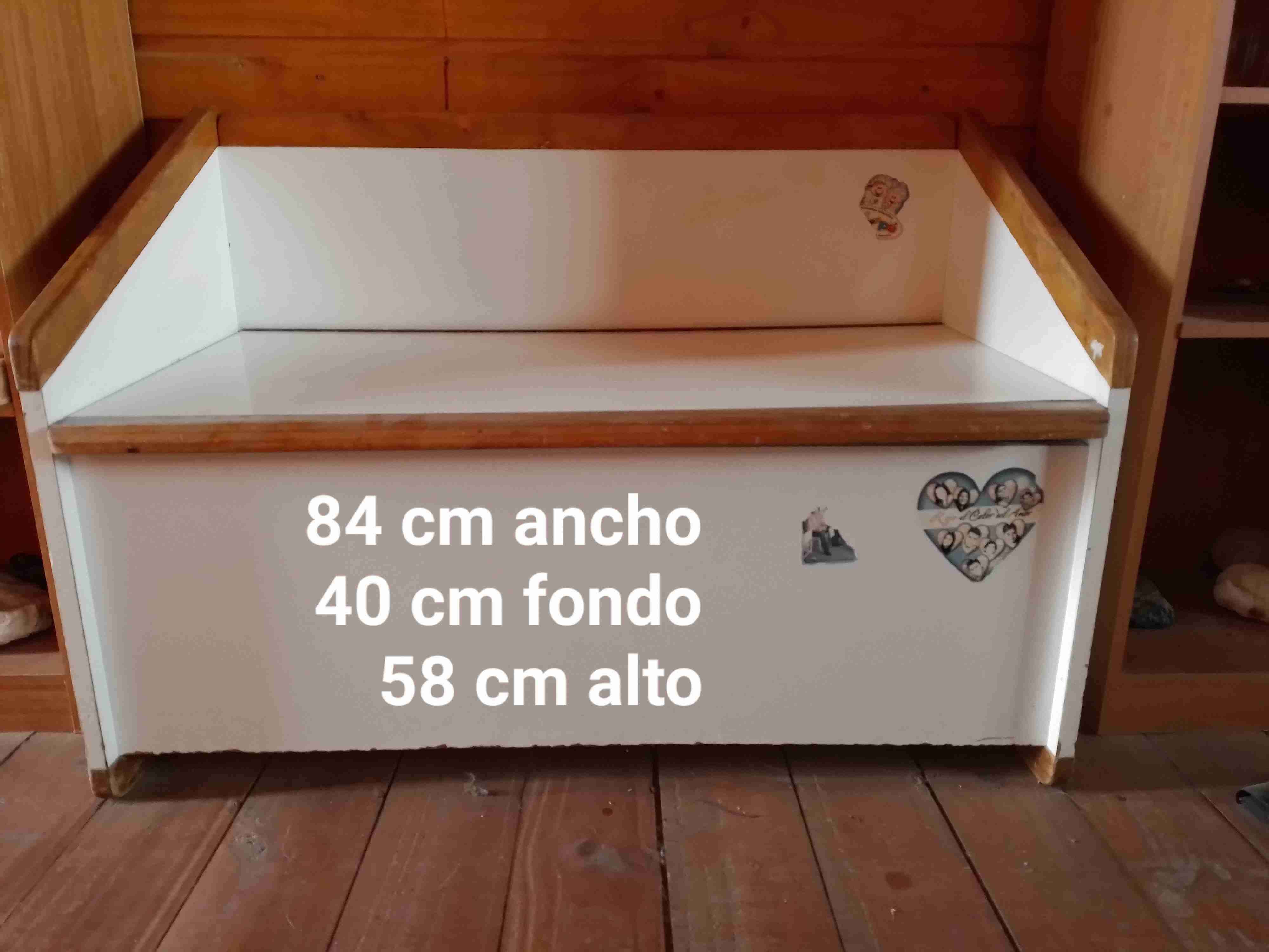 Banco organizador blanco - miniatura 1