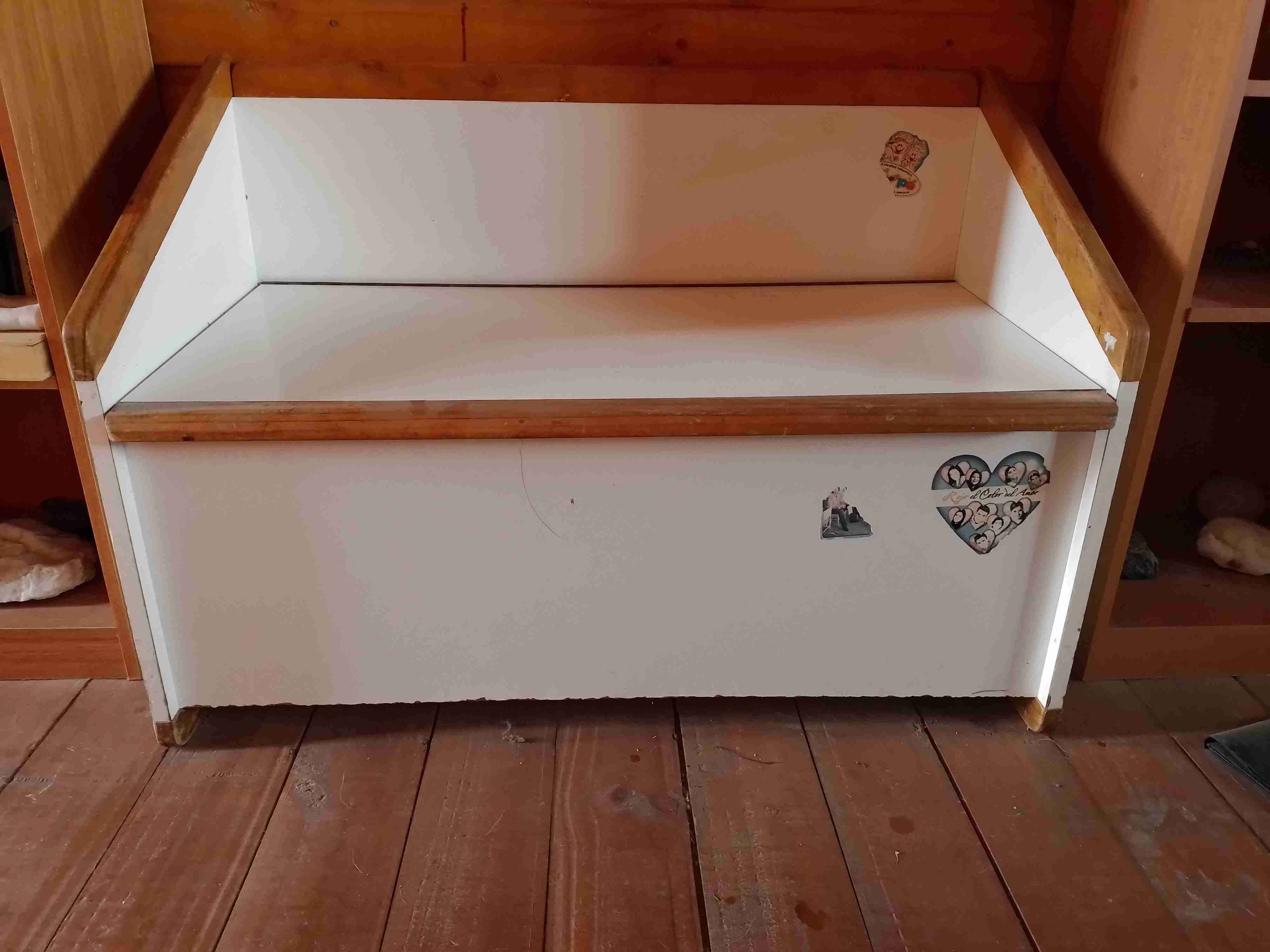 Banco organizador blanco - miniatura 2