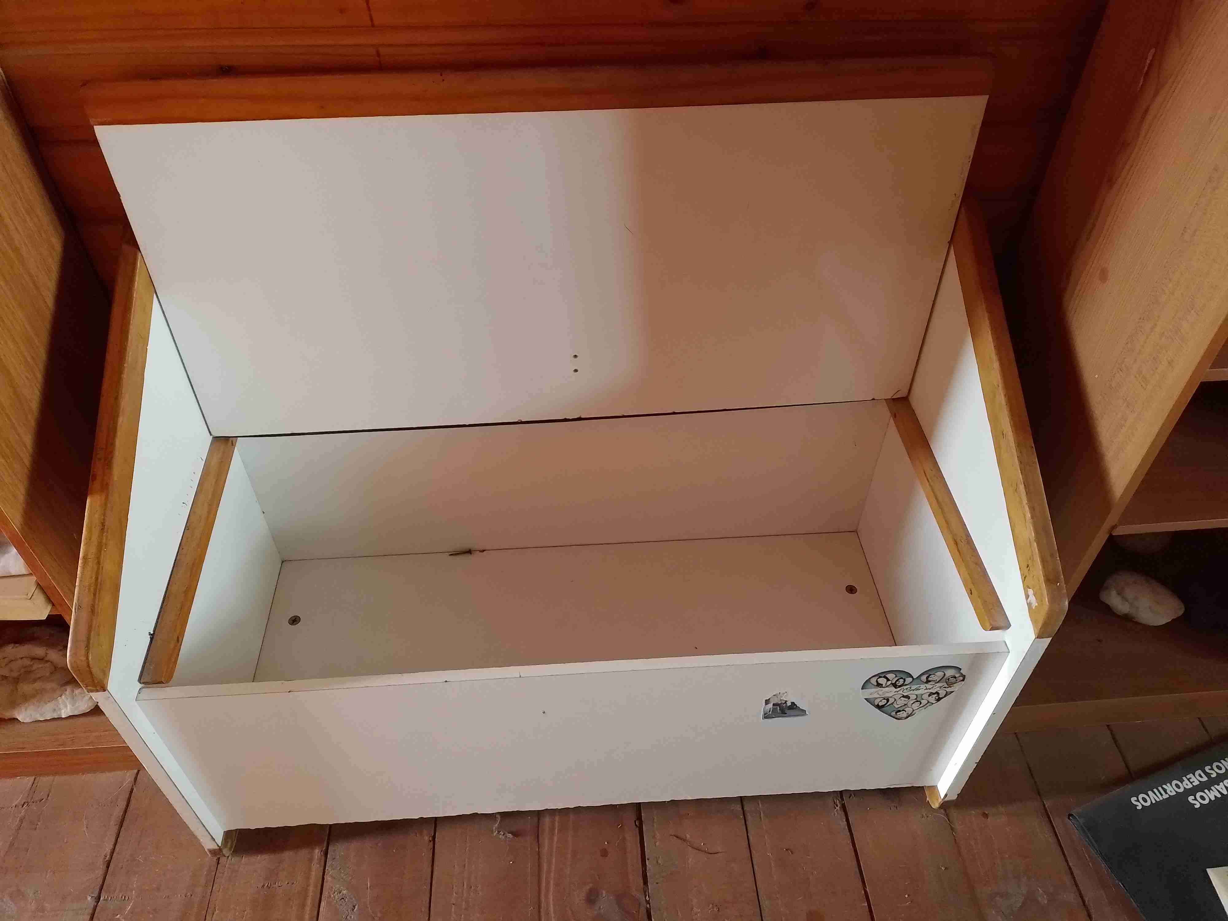 Banco organizador blanco - miniatura 4