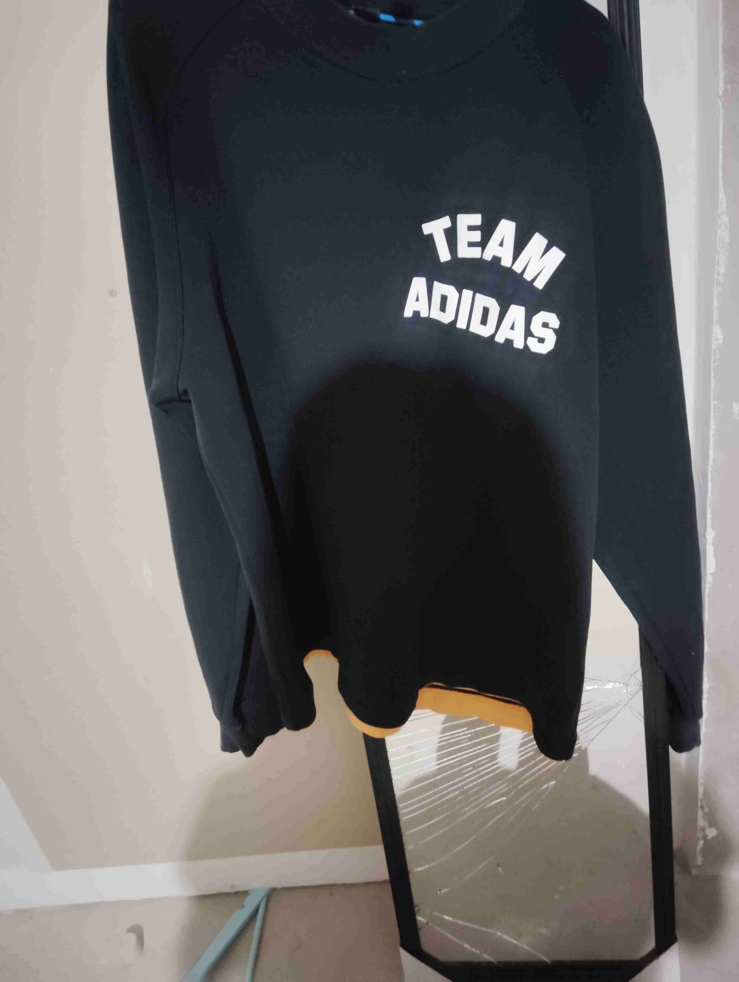 Polerón negro Team Adidas - miniatura 2