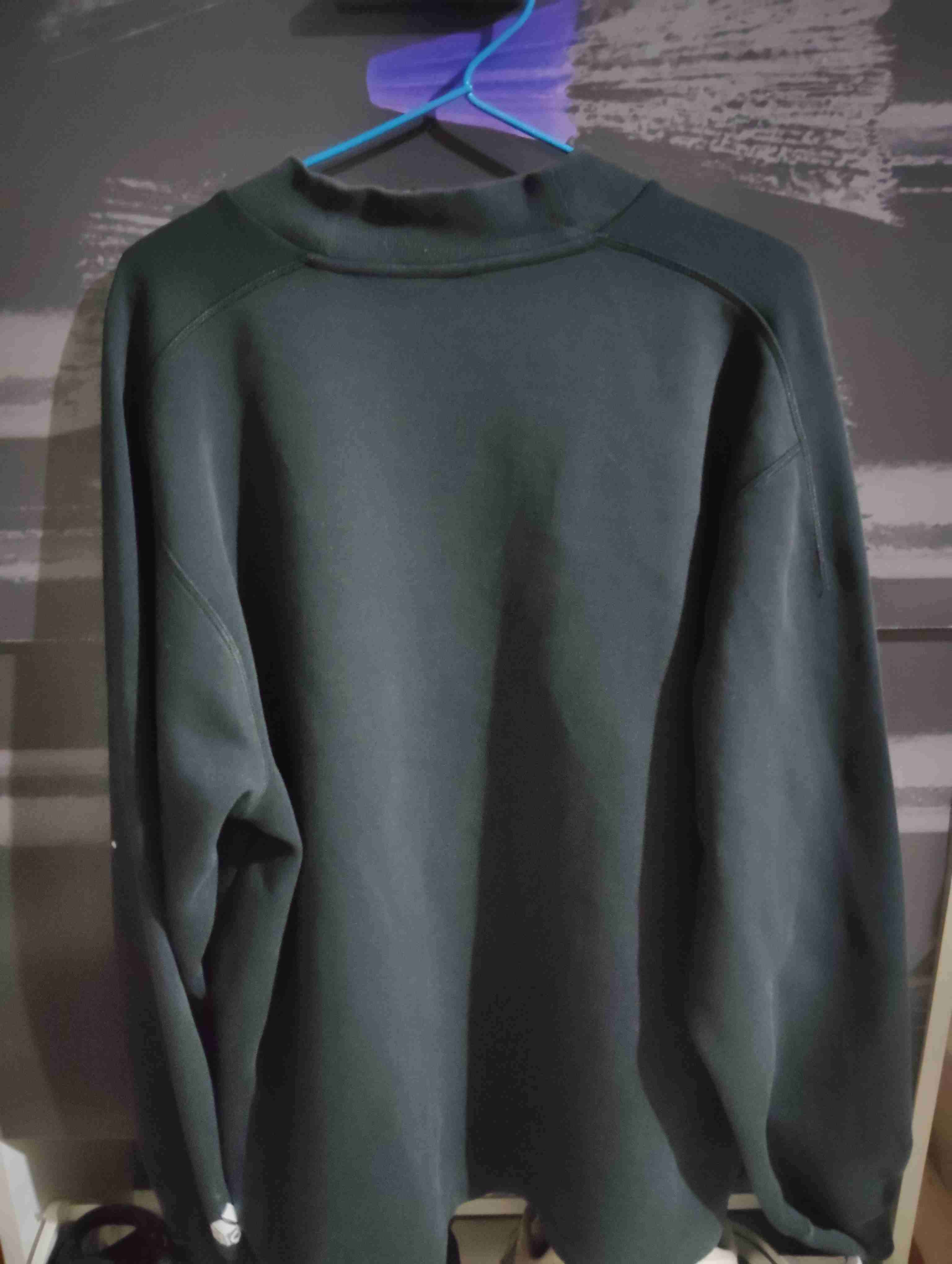 Polerón negro Team Adidas - miniatura 4