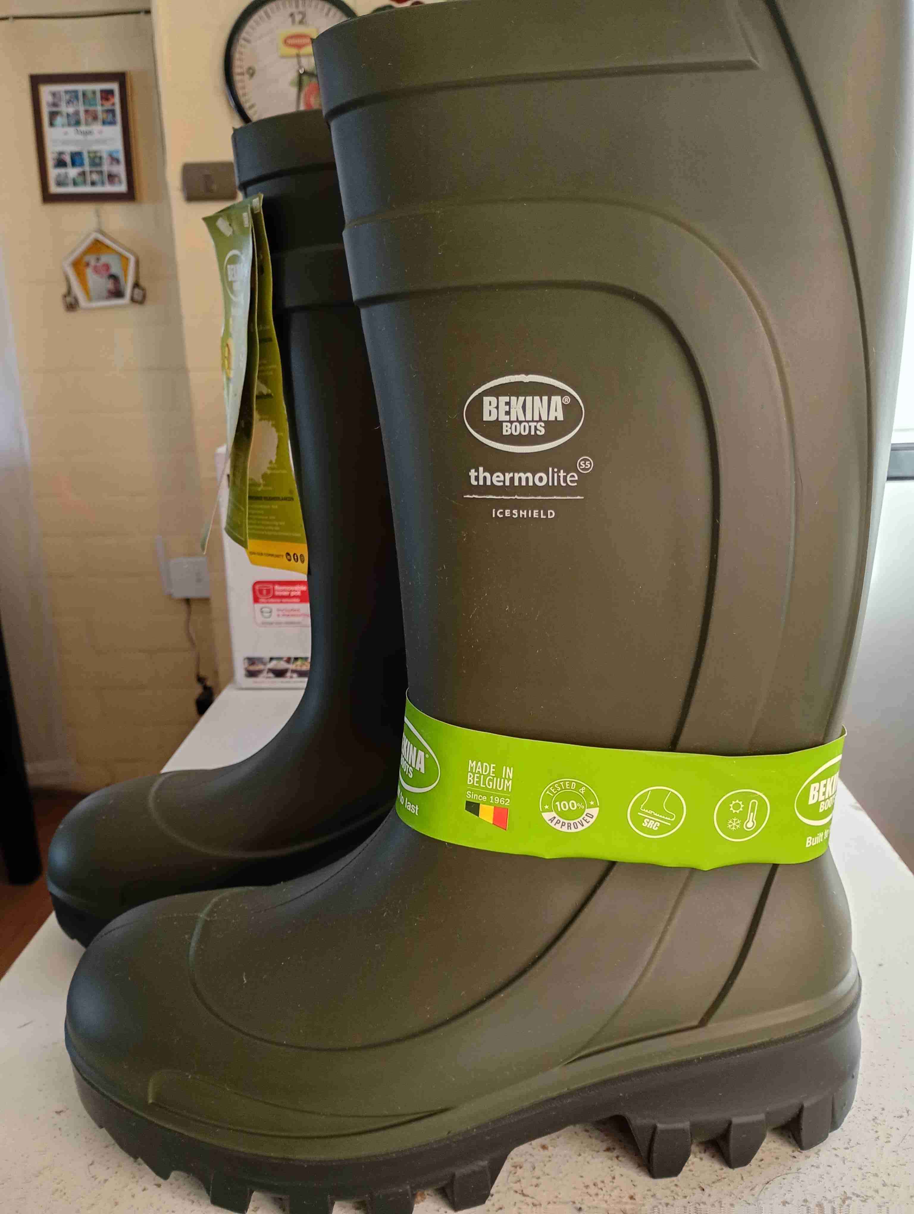 Botas Bekina Thermolite verdes - miniatura 1