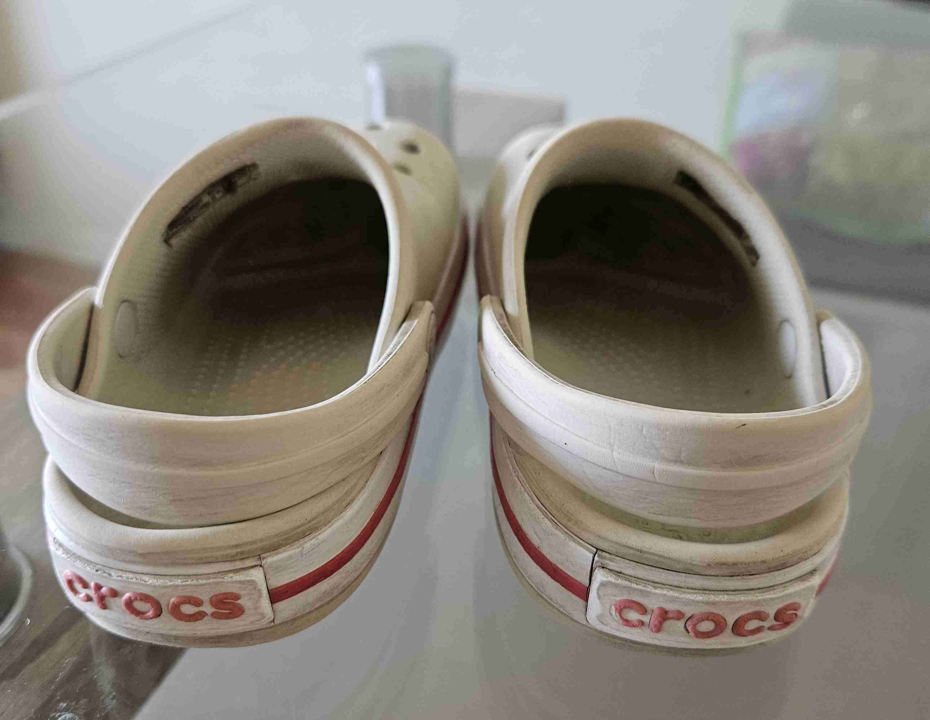 Zuecos Crocs beige C8 - miniatura 3