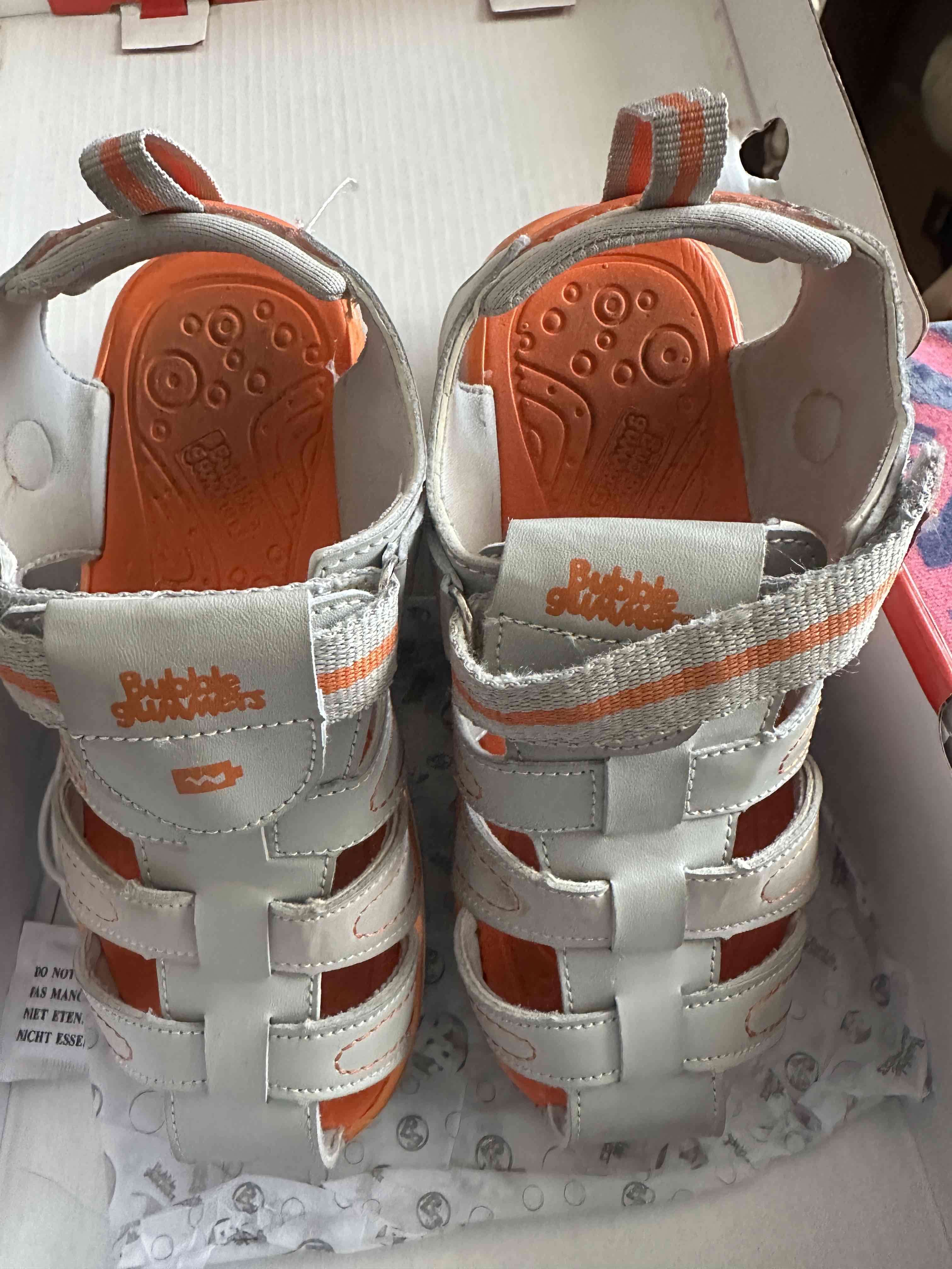 Sandalias Bubble Gummers niño blancas - miniatura 1