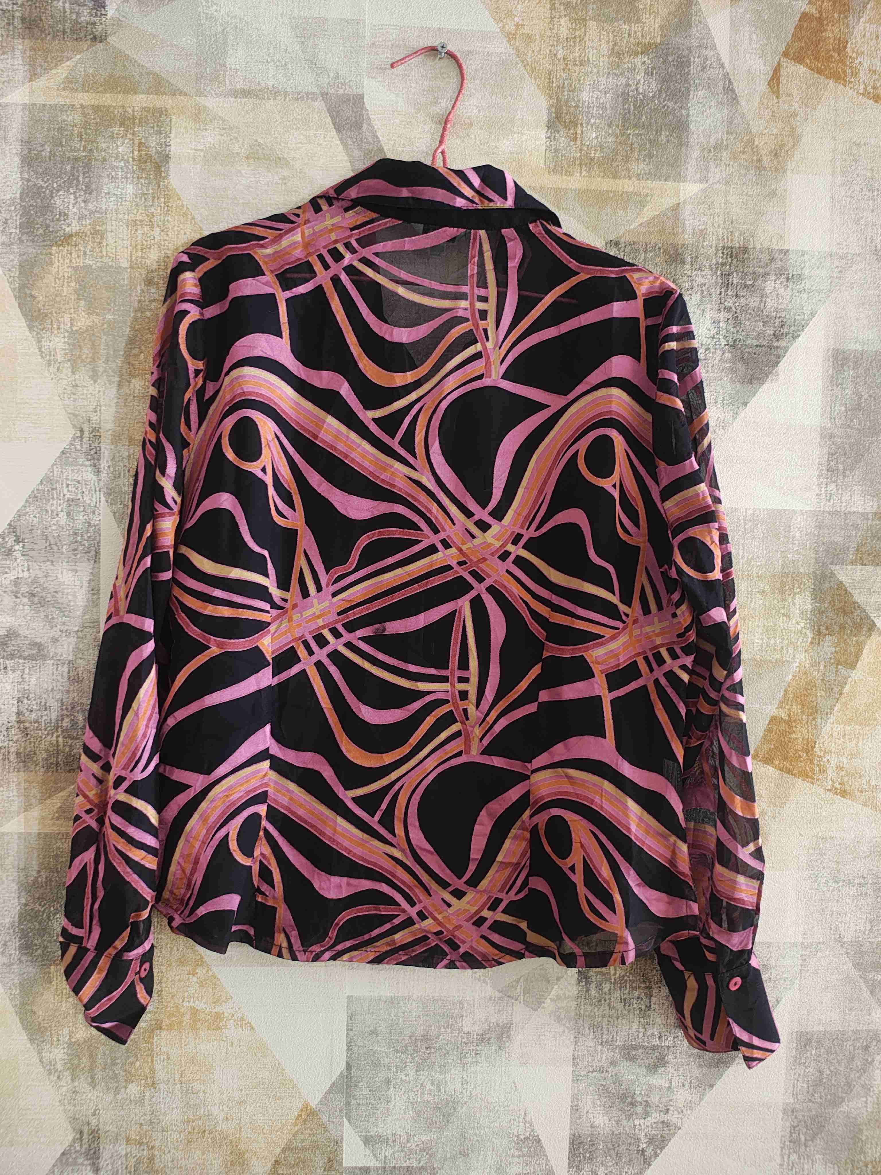 Blusa estampada de botones - miniatura 2