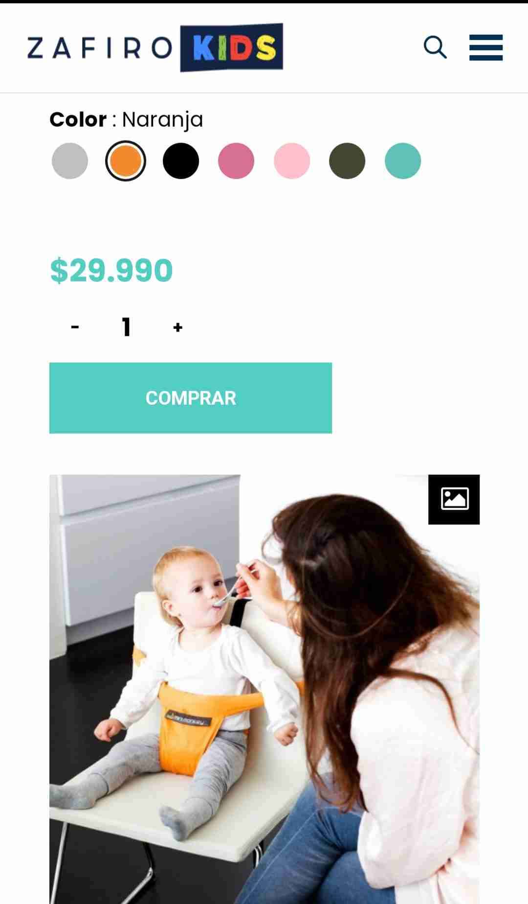 Silla de viaje portátil para bebé - miniatura 2