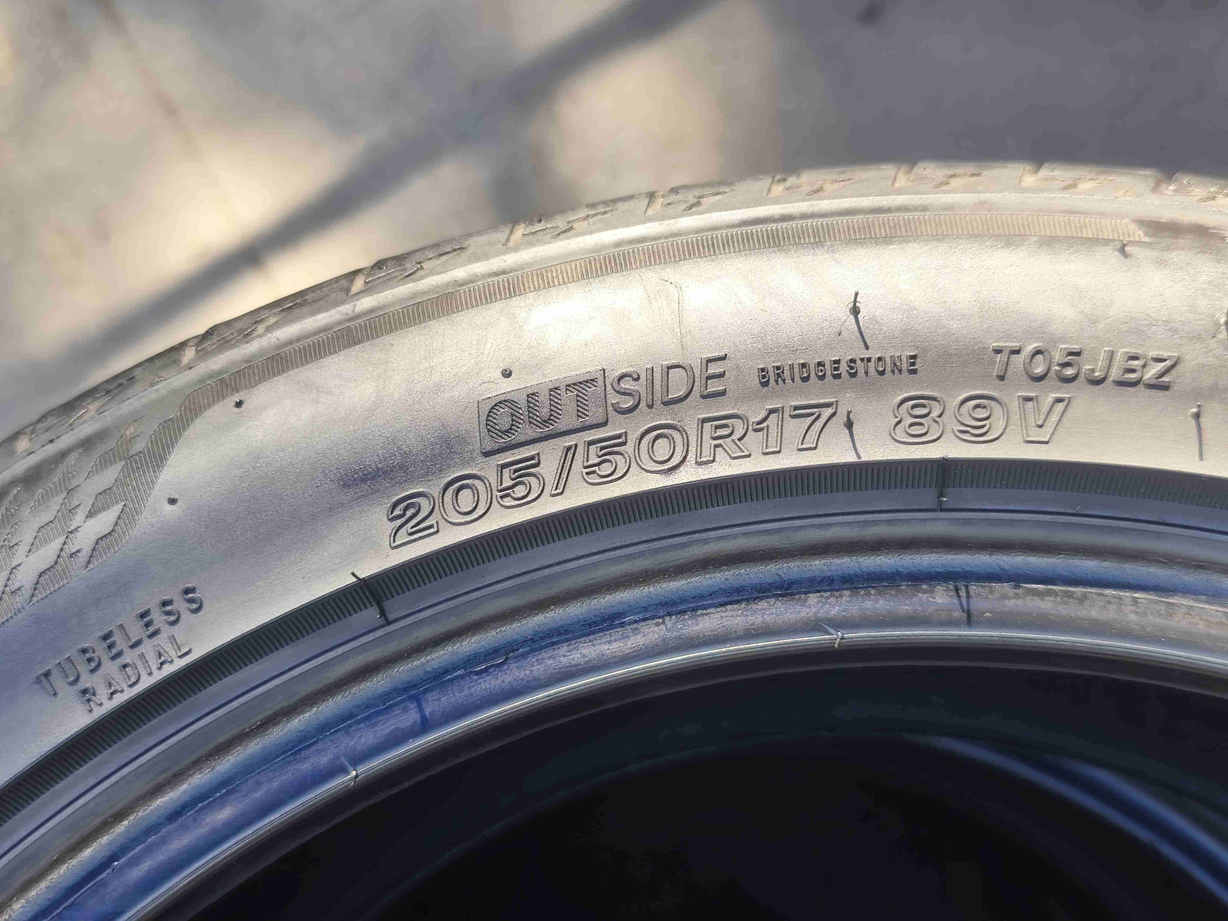 neumáticos  205 50 17 marca bridgestone 150 los 4 - miniatura 6