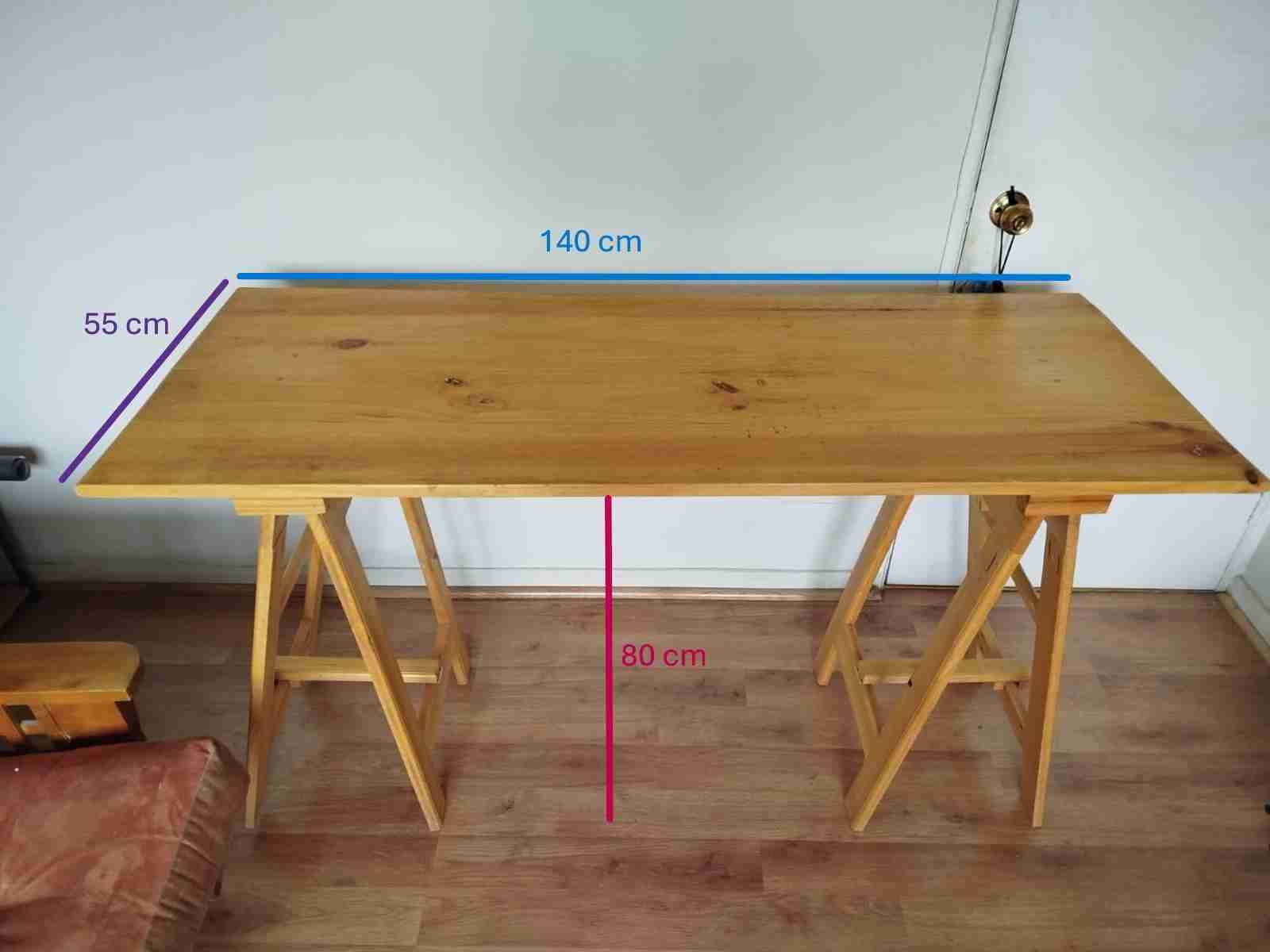 Escritorio de madera con silla - miniatura 2