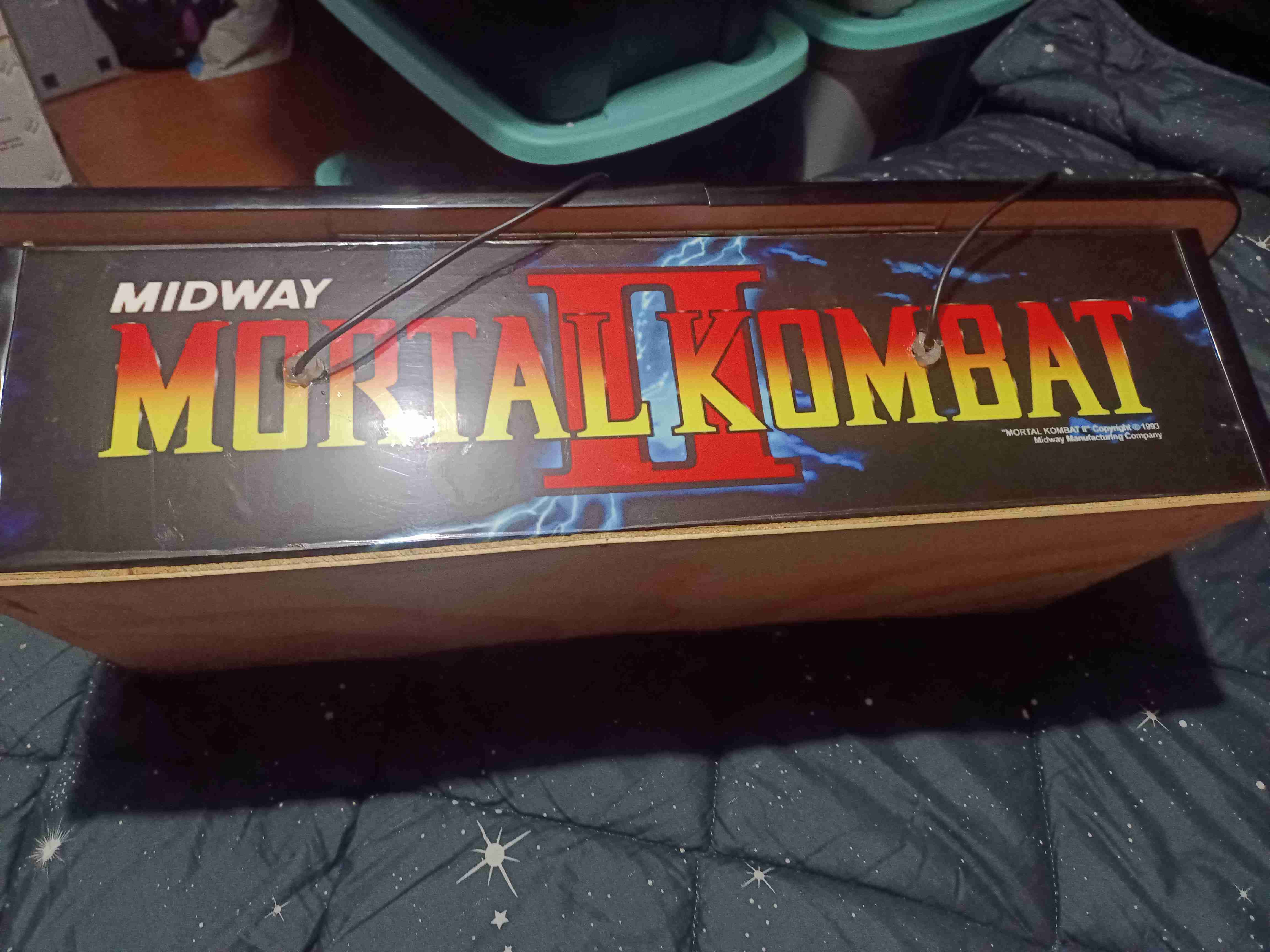 Arcade Mortal Kombat II , joystick doble control - miniatura 3