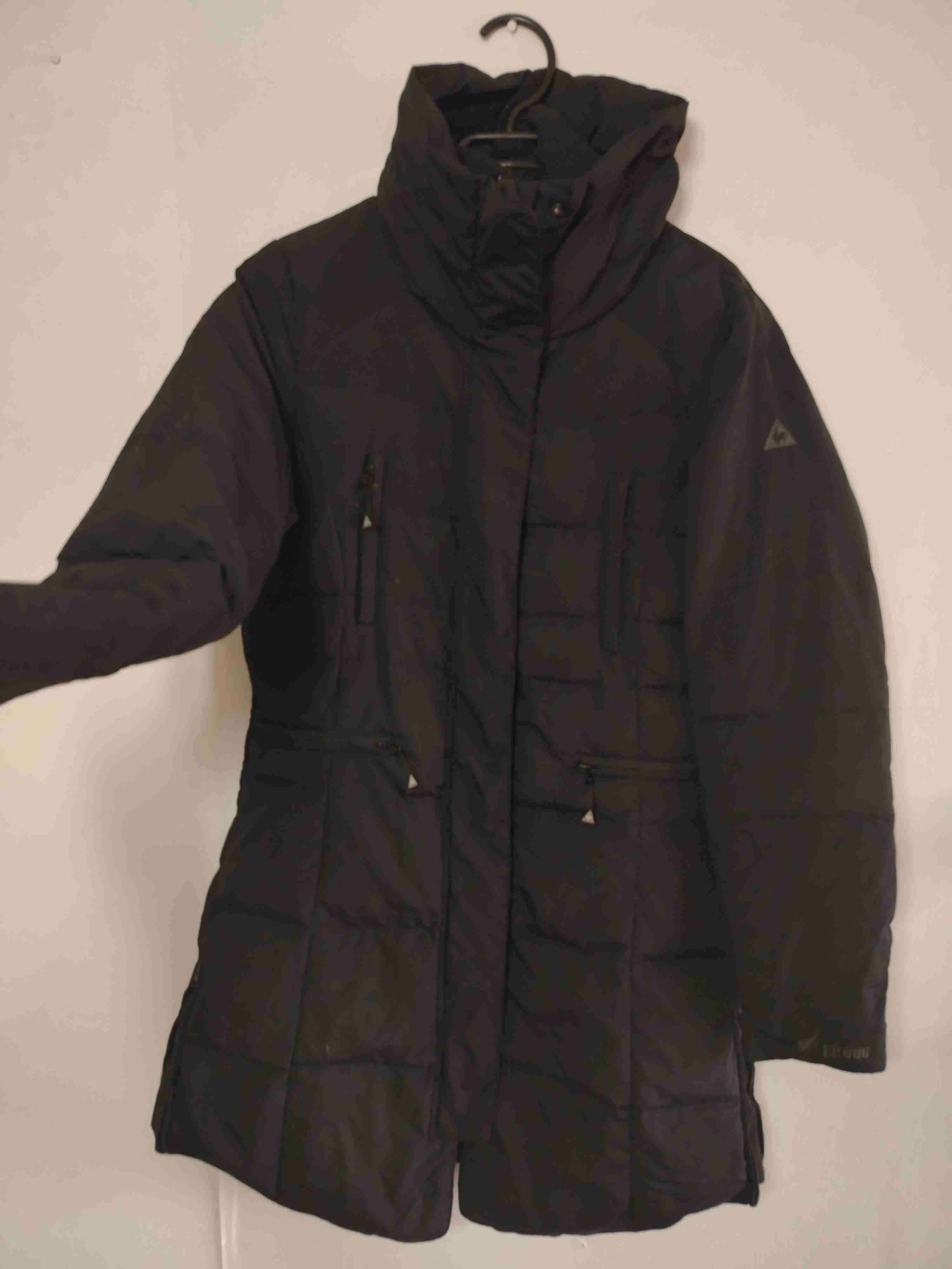 Abrigo negro acolchado - miniatura 1