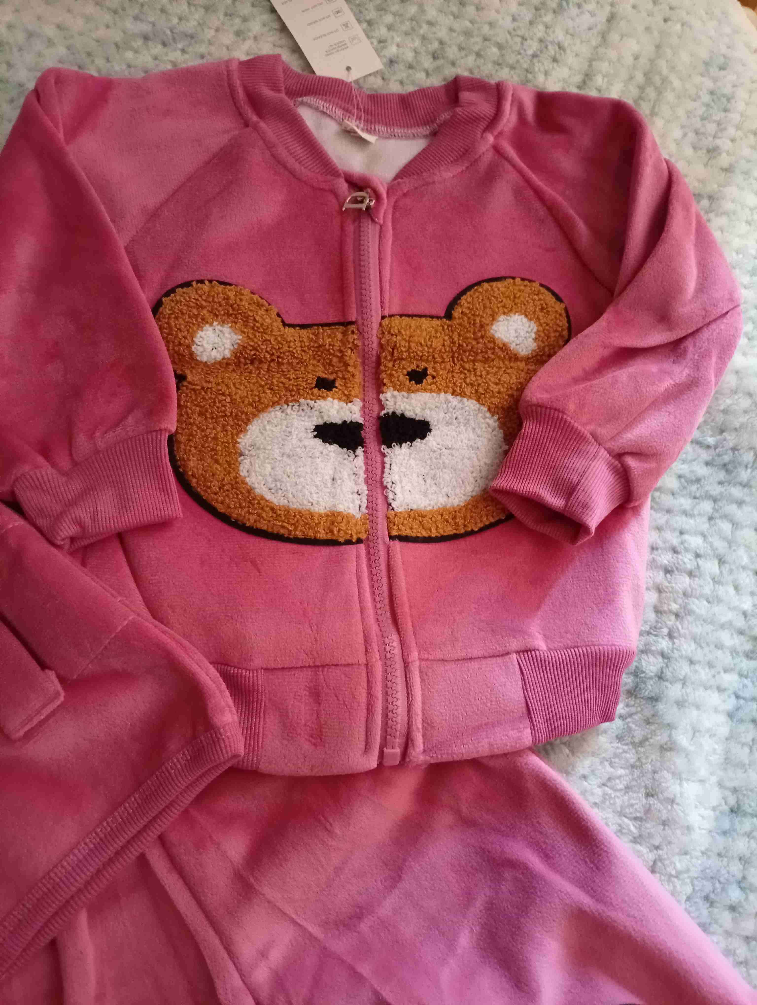 Conjunto polar infantil rosa - miniatura 2