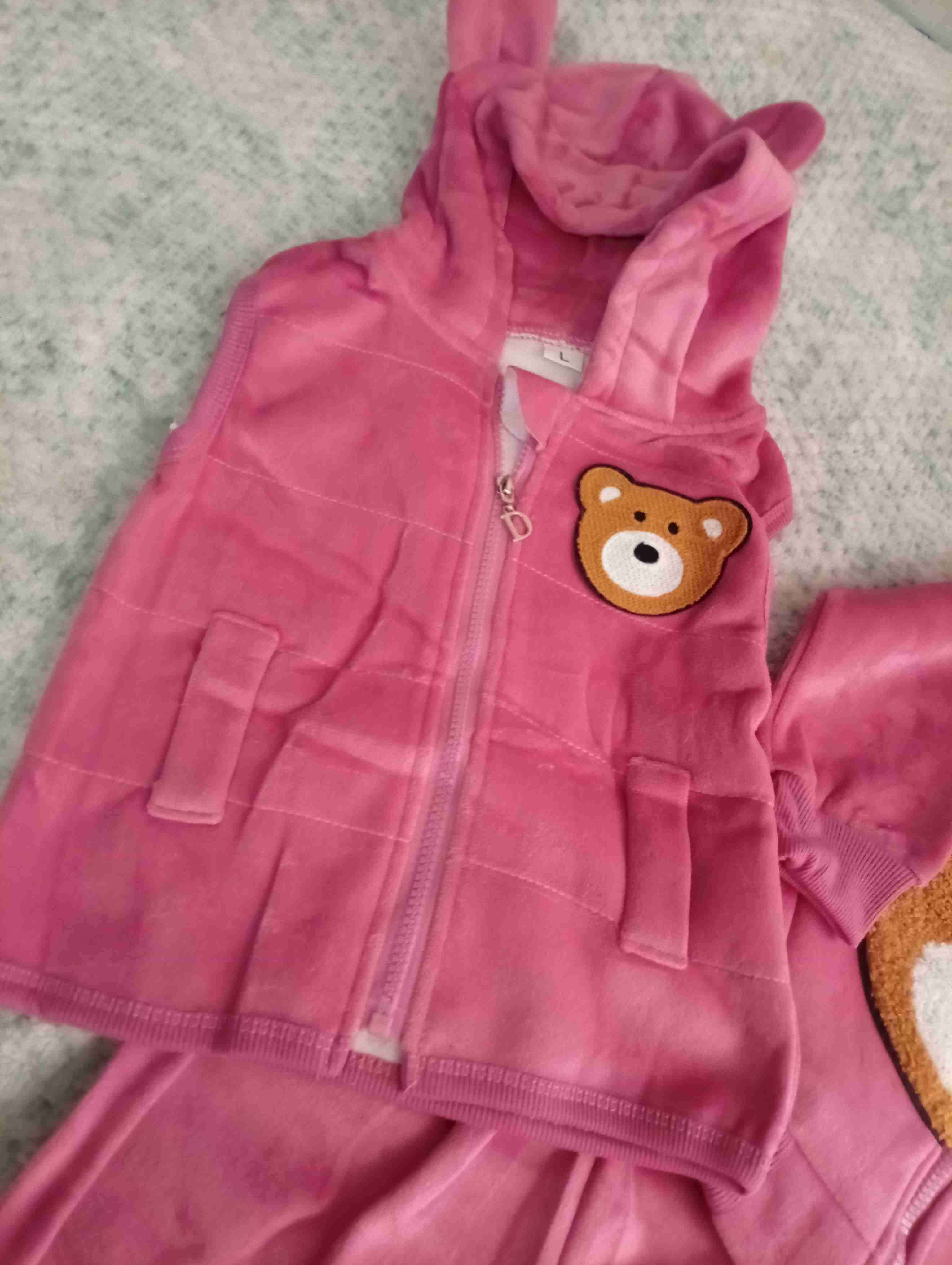 Conjunto polar infantil rosa - miniatura 3