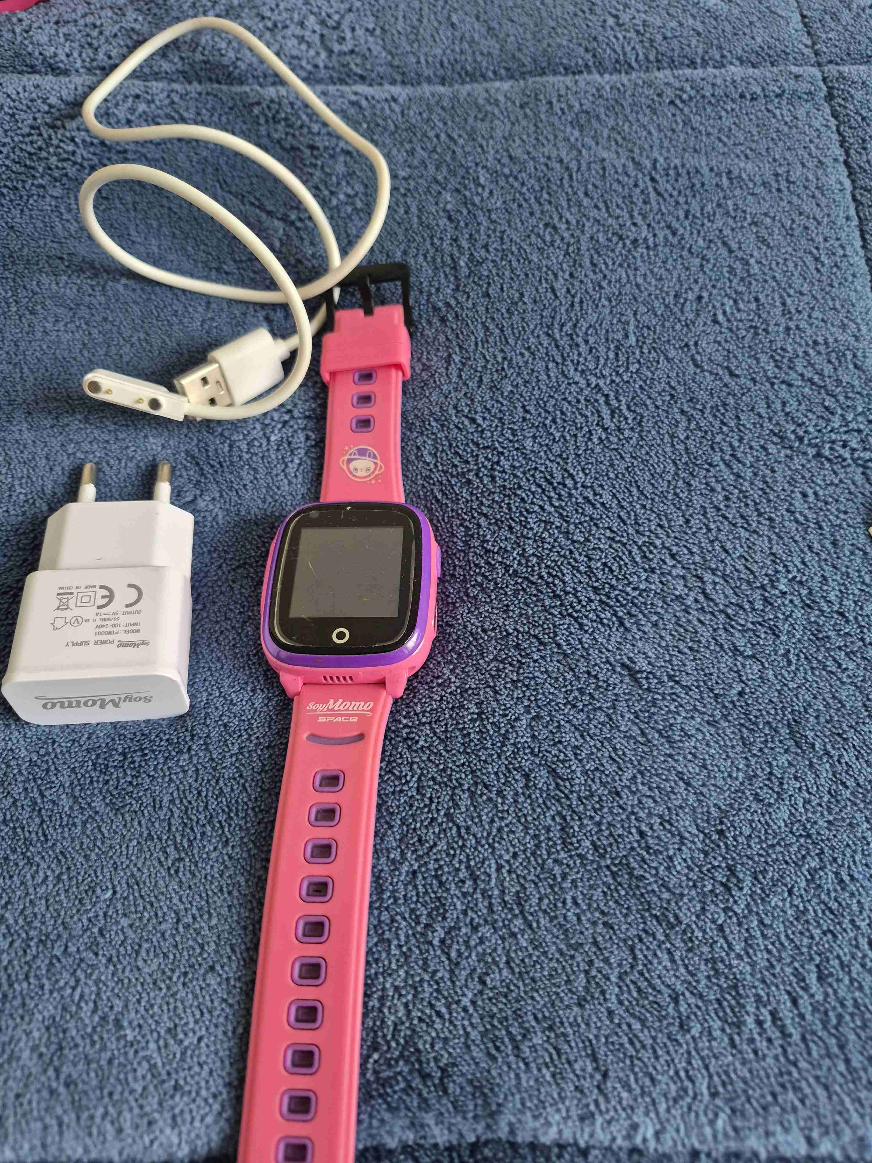 Reloj inteligente infantil rosa SoyMomo - miniatura 1