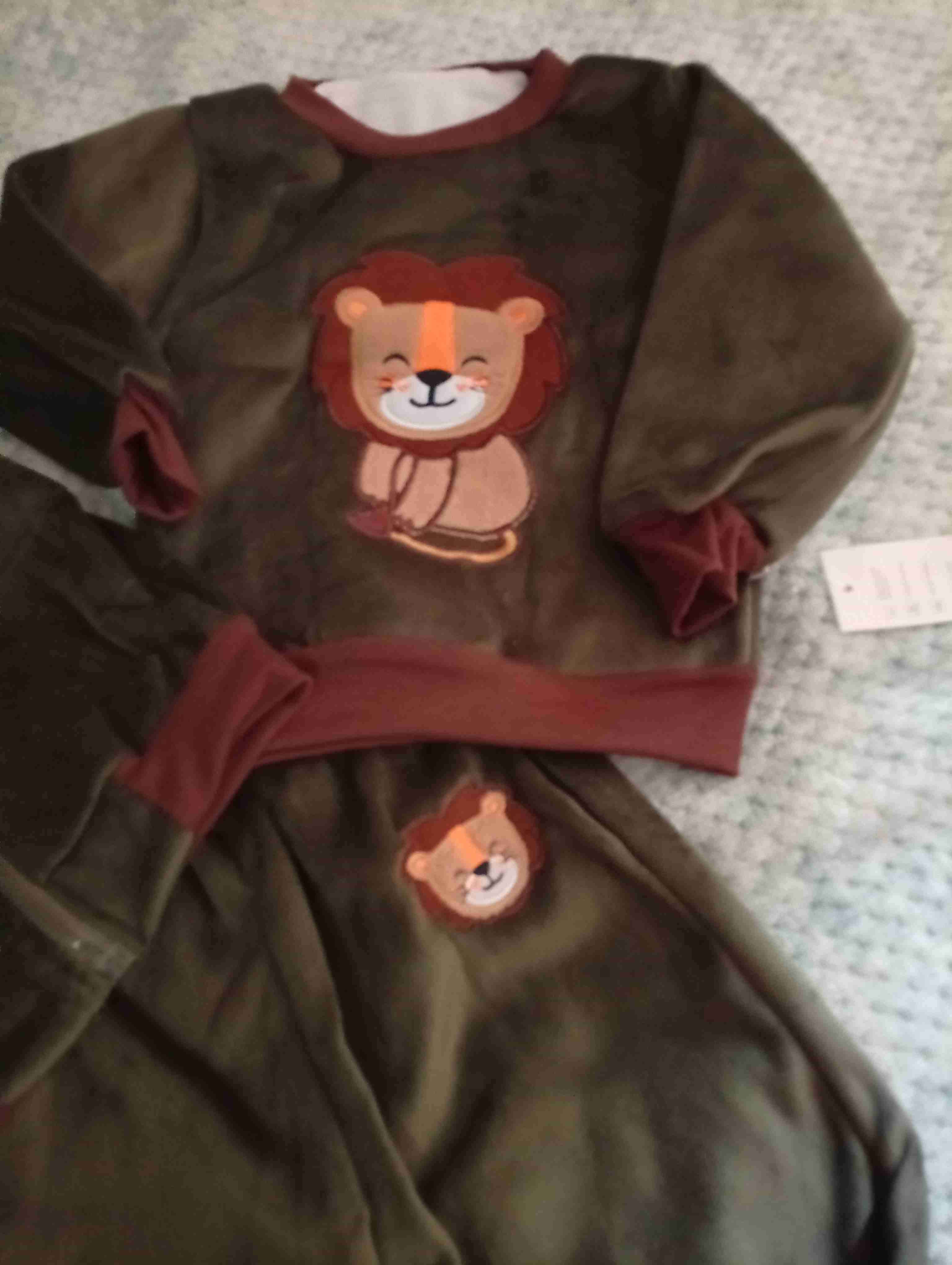 Conjunto infantil café con león - miniatura 5