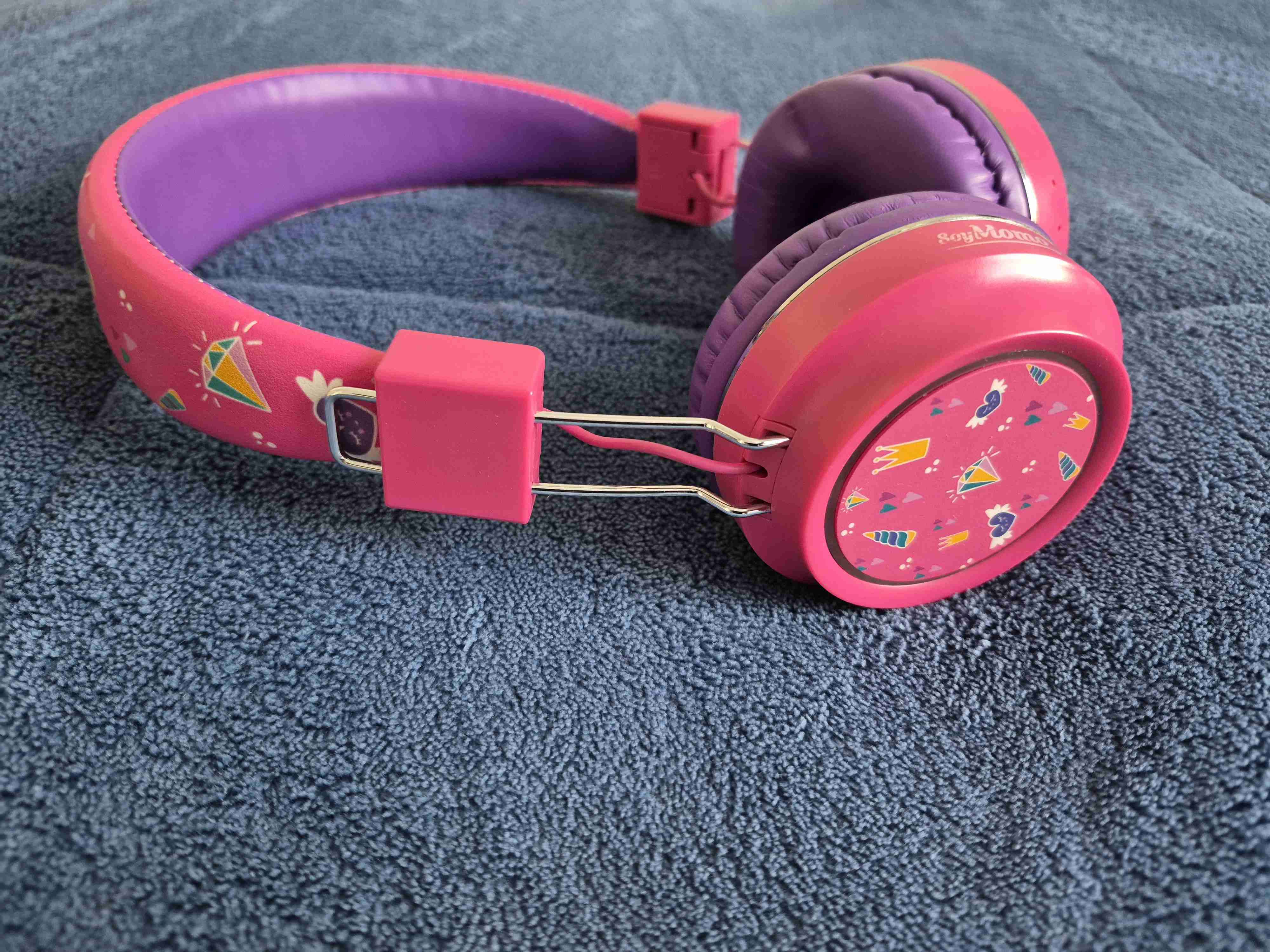 Auriculares rosados con cable - miniatura 4