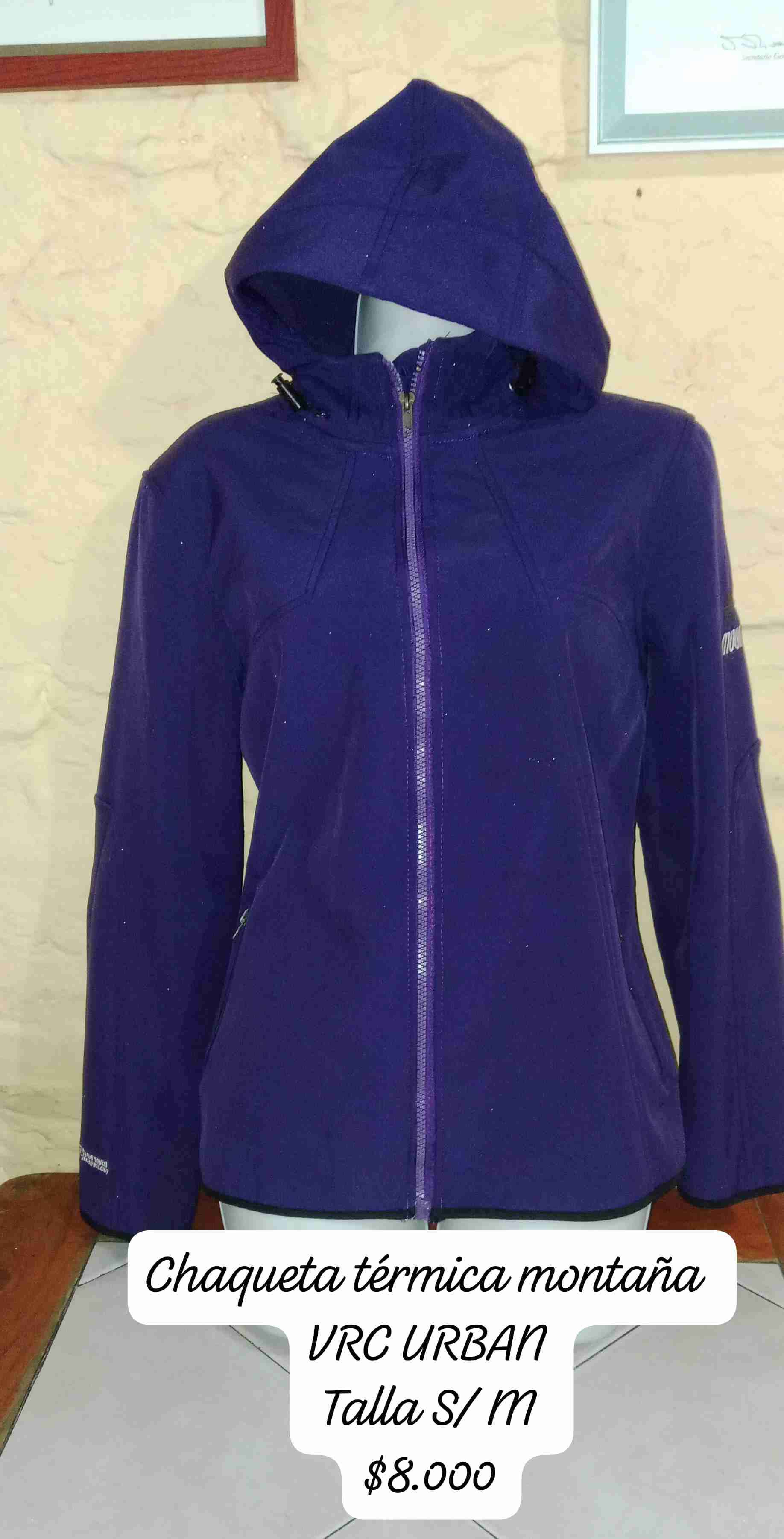 Chaqueta térmica morada VRC Urban