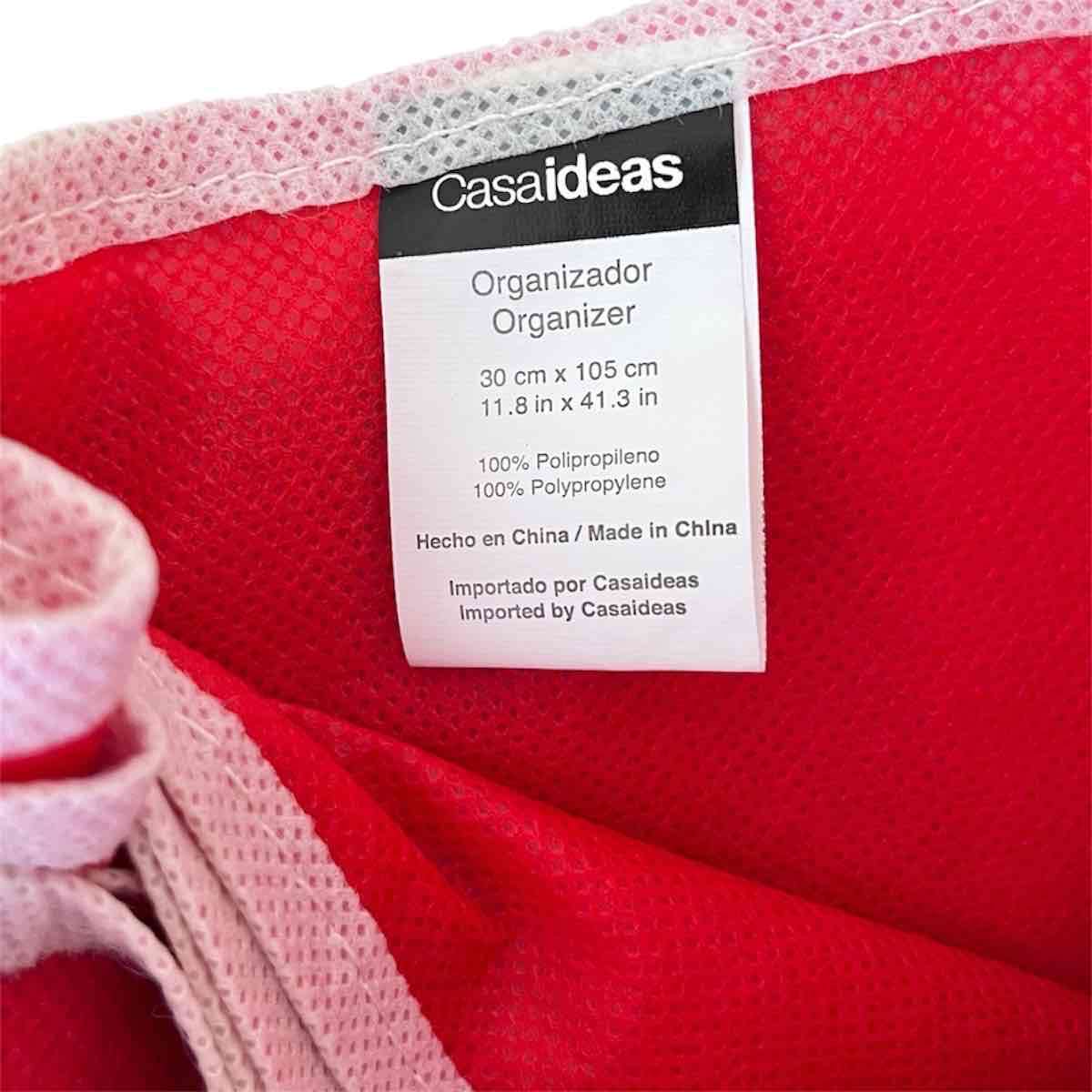 Organizador colgante rojo para zapatos CasaIdeas - miniatura 6