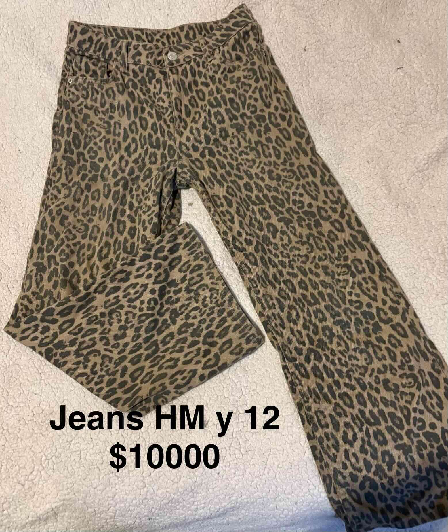 Jeans acampanados azules HM T 12 - miniatura 2