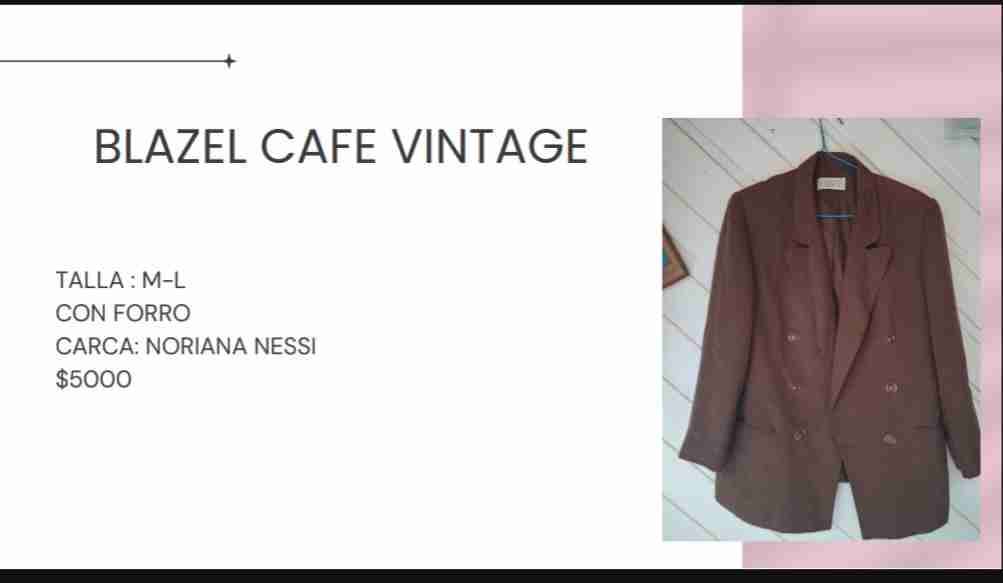 Blazer café vintage