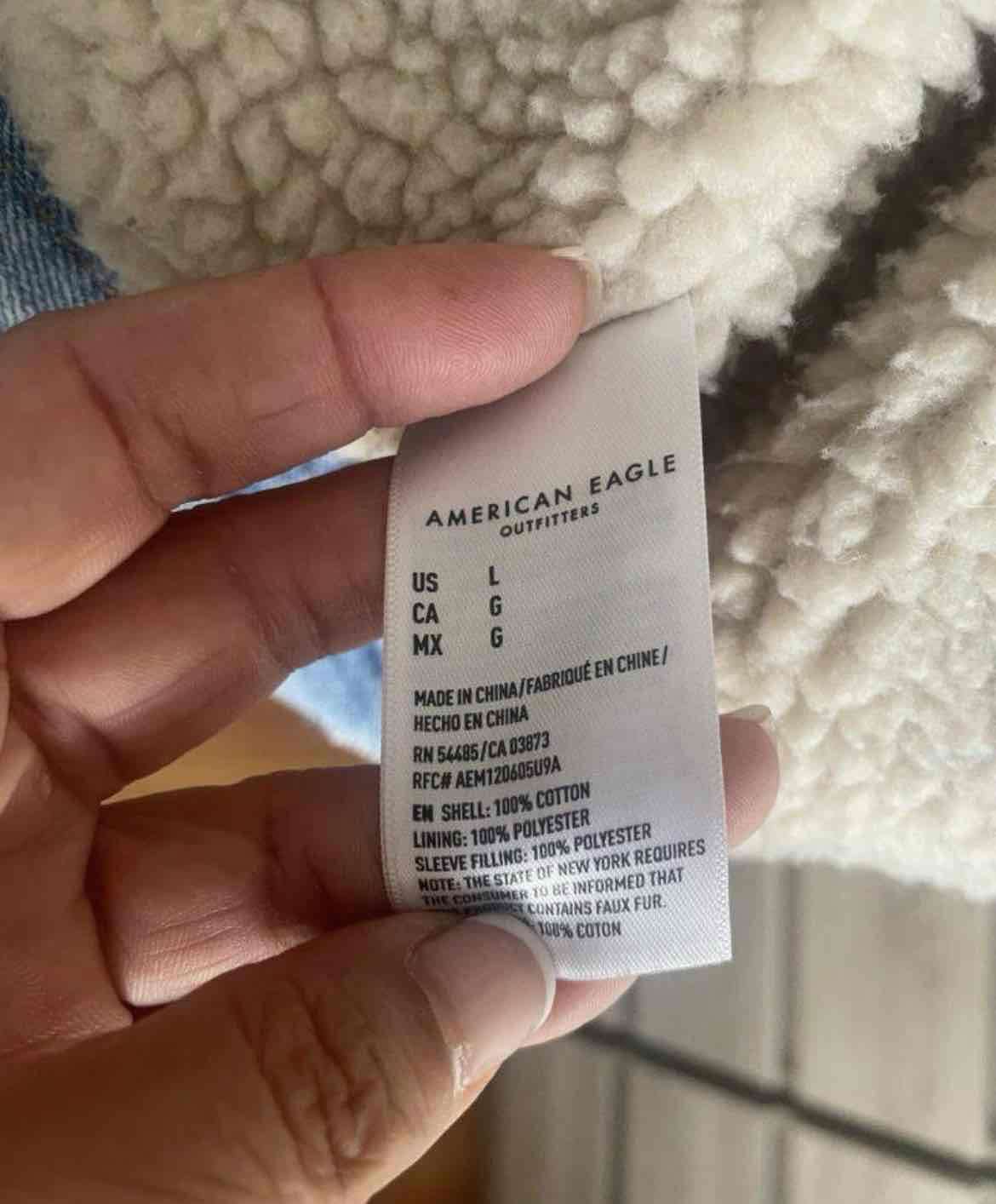 Chaqueta de jeans unisex American Eagle - miniatura 4