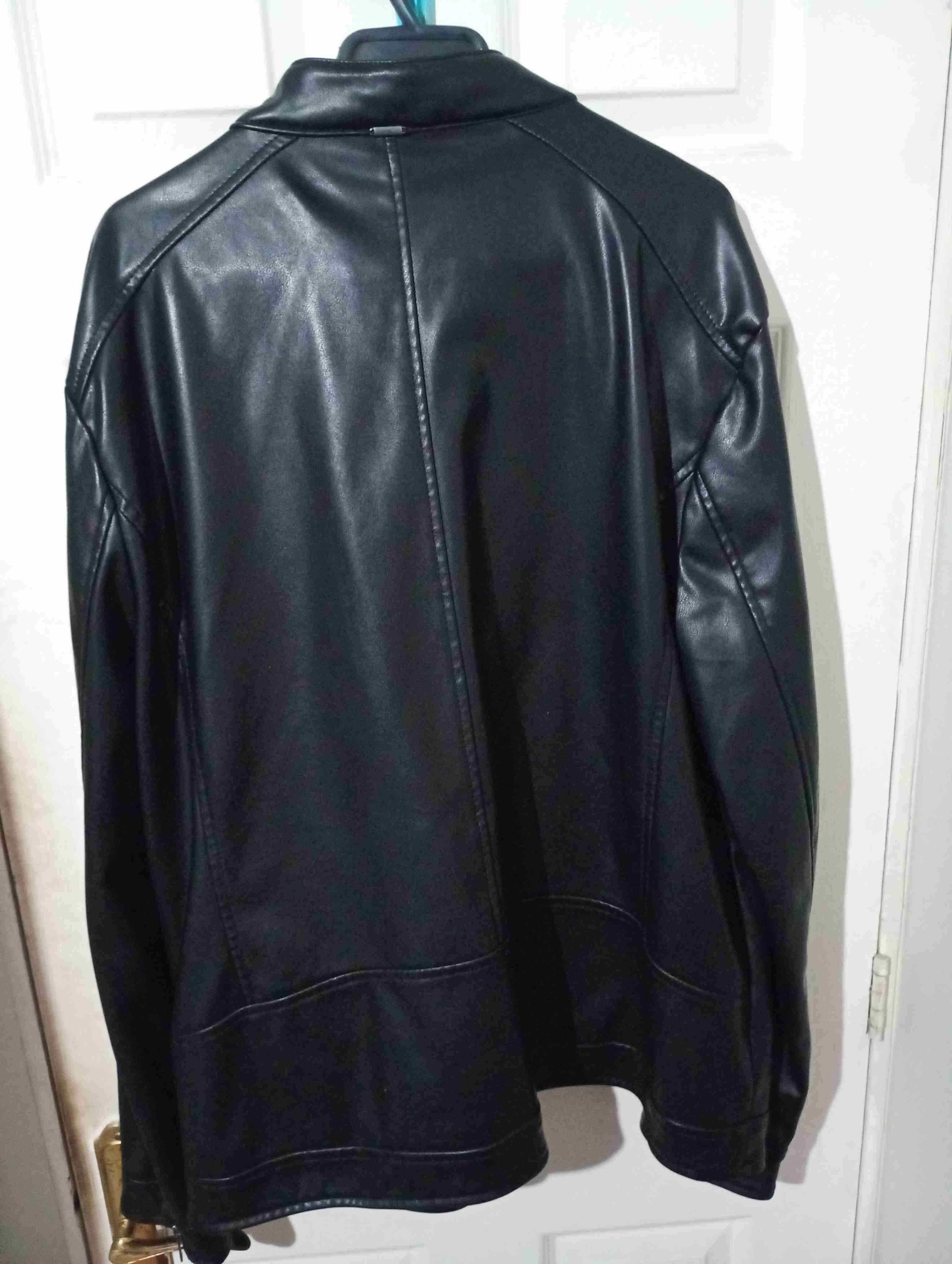 Chaqueta de ecocuero negra - miniatura 2