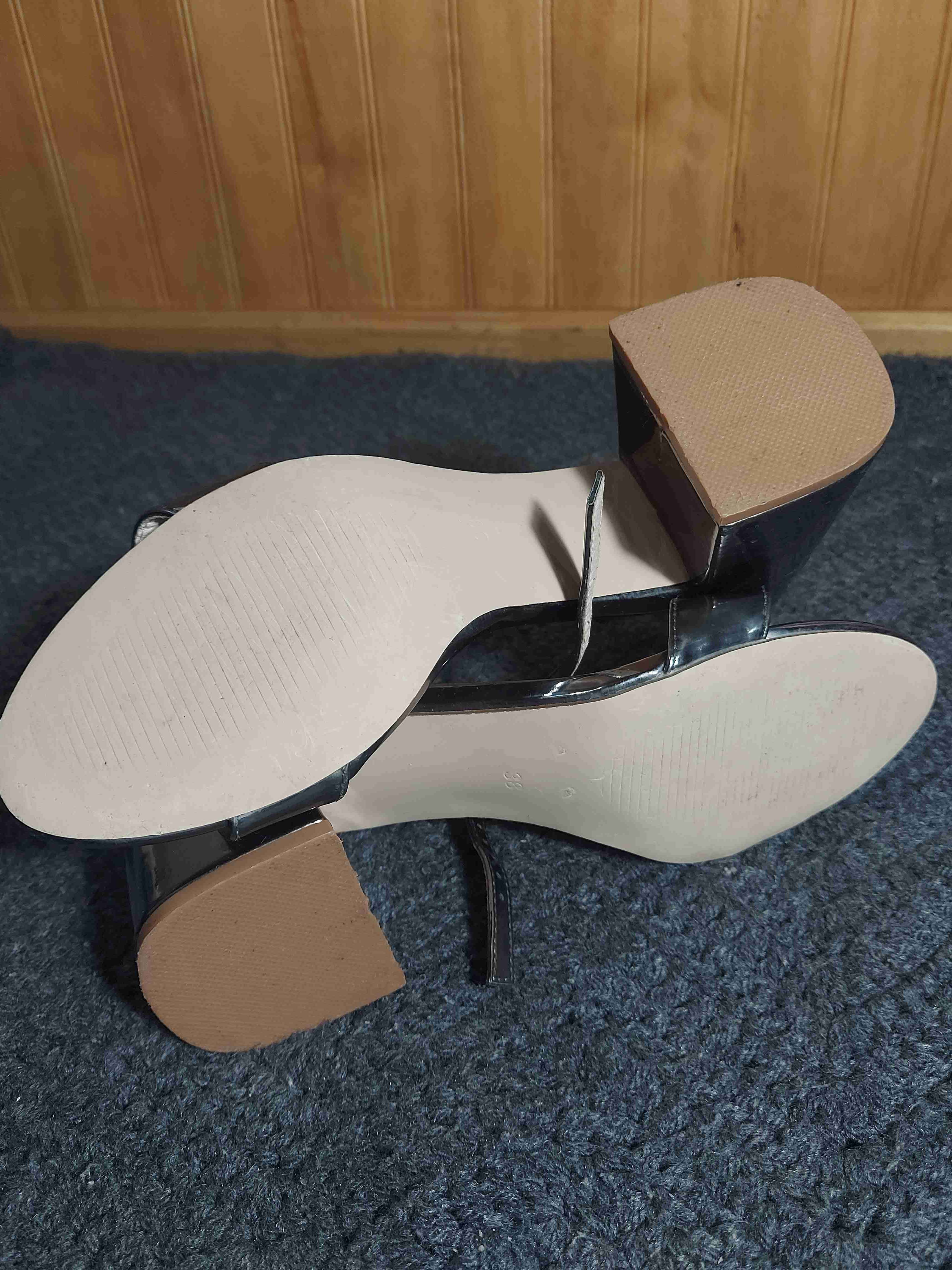 Sandalias de cuero Plateadas - miniatura 5