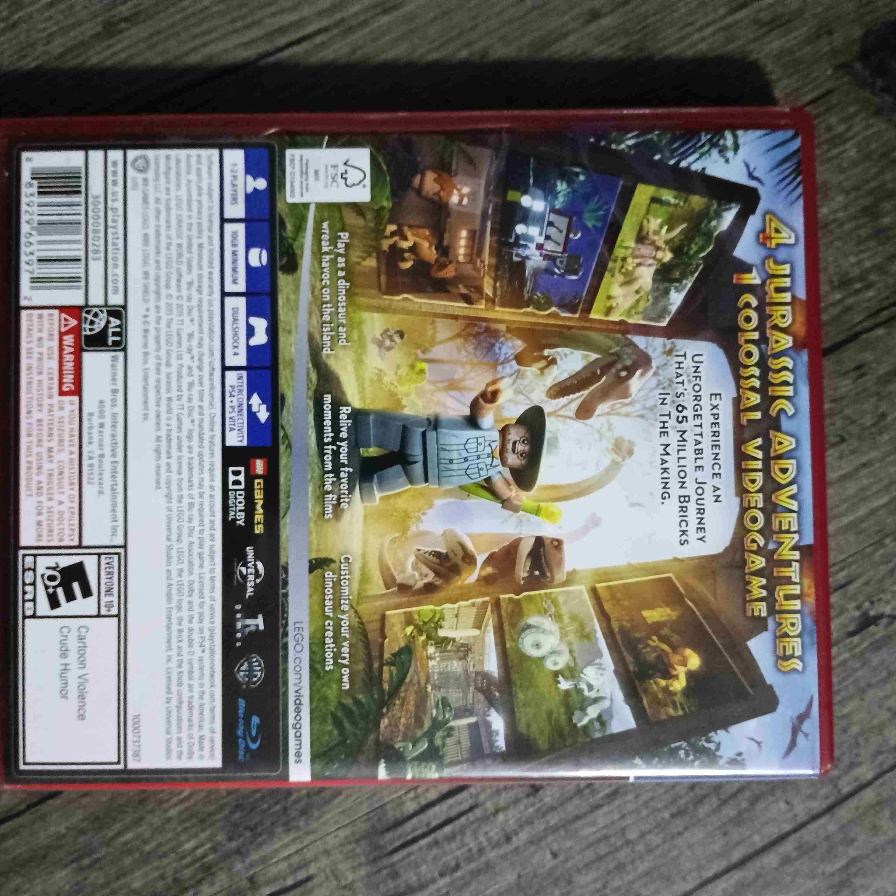 Juego PS4 Lego Jurassic World - miniatura 3