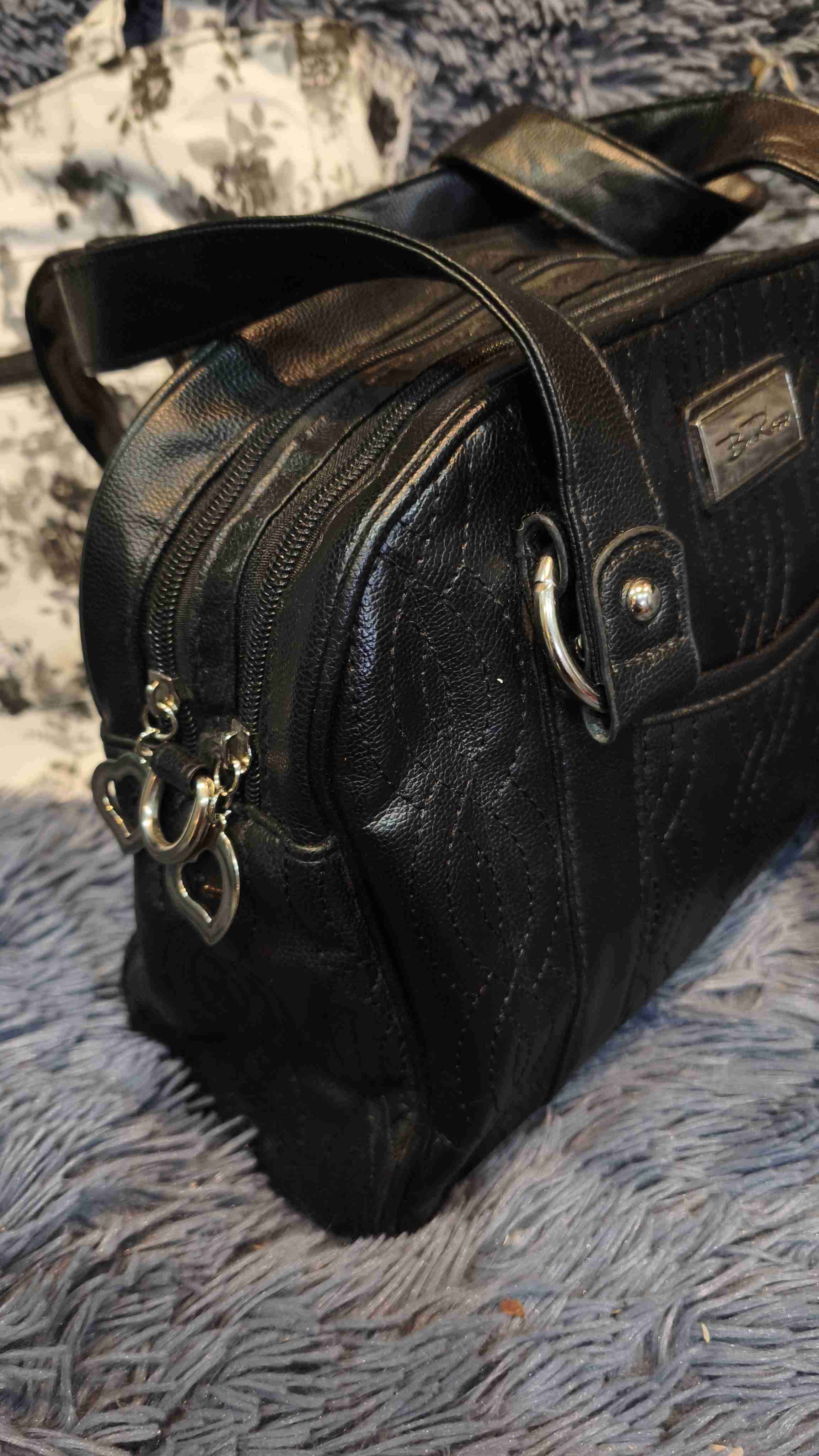 Cartera negra Belle Russo - miniatura 6