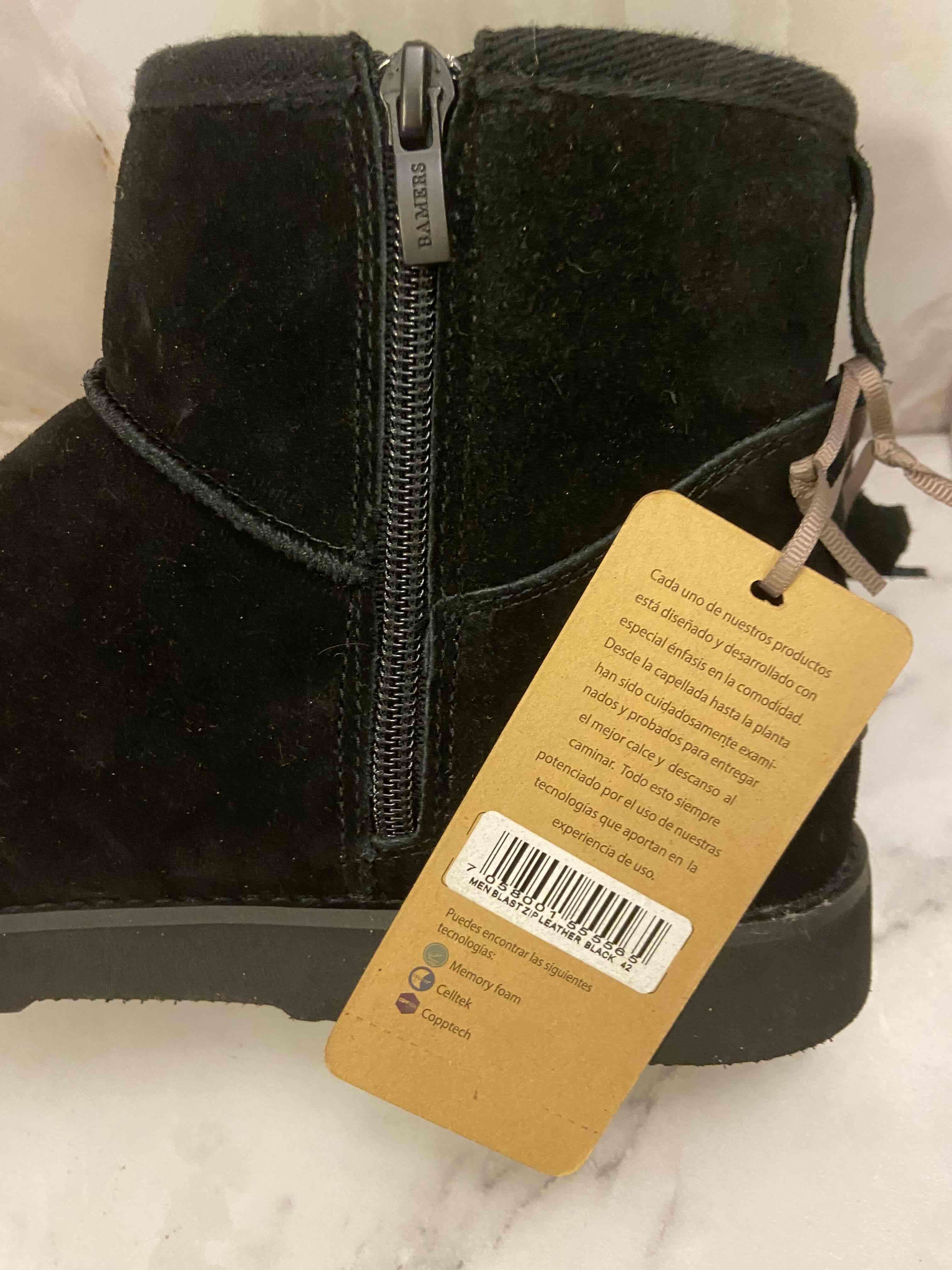 Botas negras hombre cuero BAMERS nuevas - miniatura 5