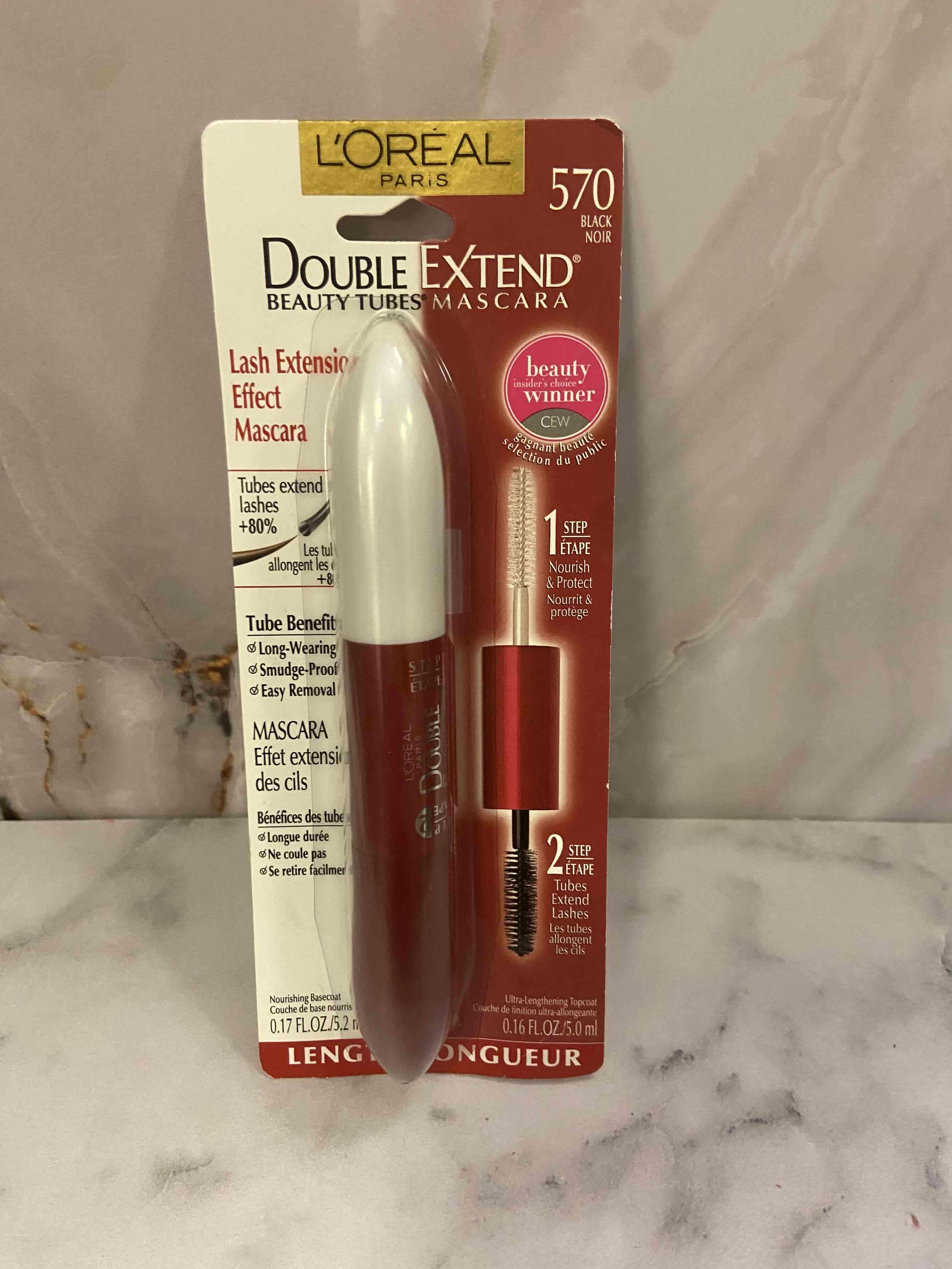 Máscara L'Oréal Double Extend Negra - miniatura 1