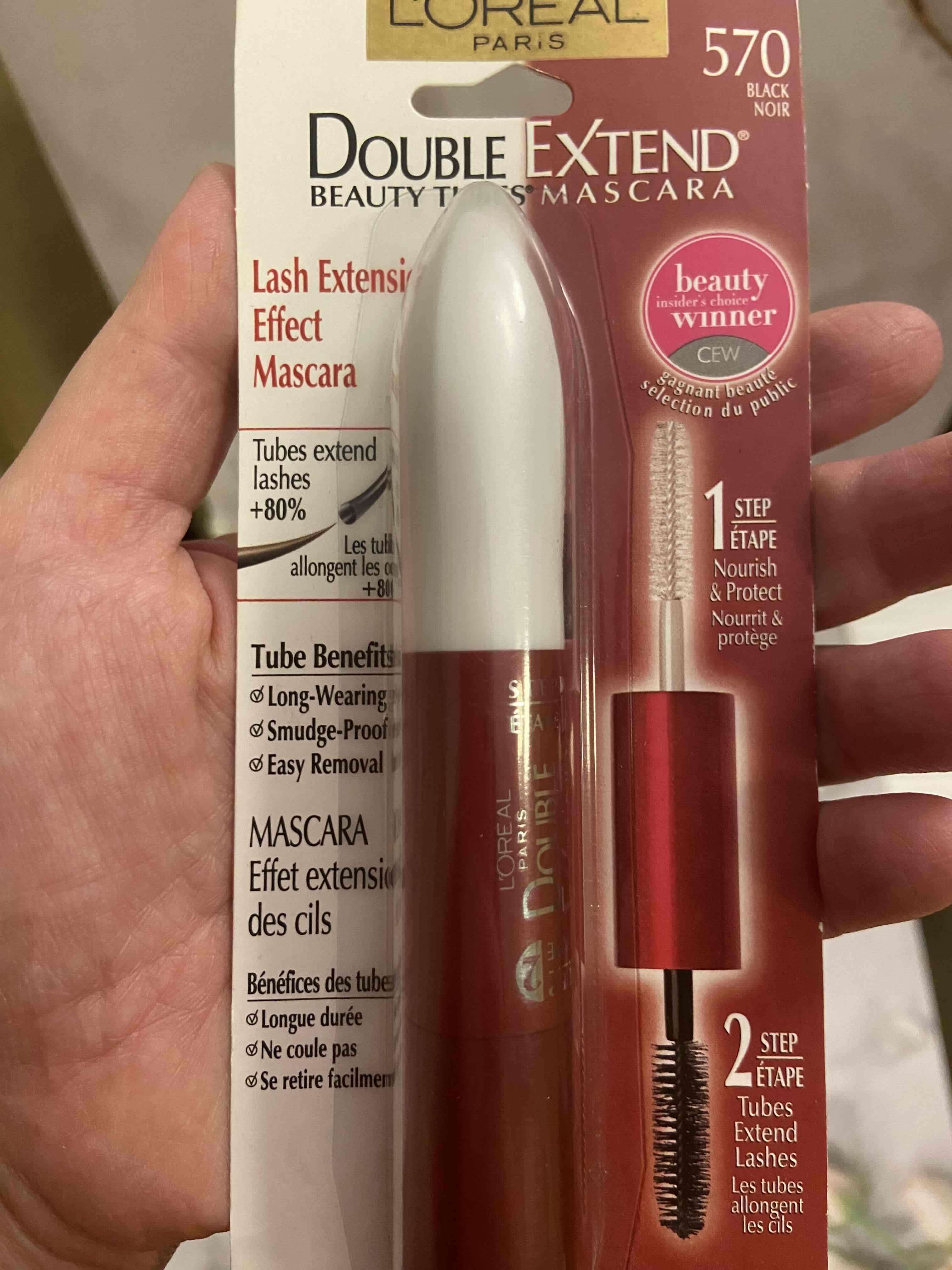 Máscara L'Oréal Double Extend Negra - miniatura 2