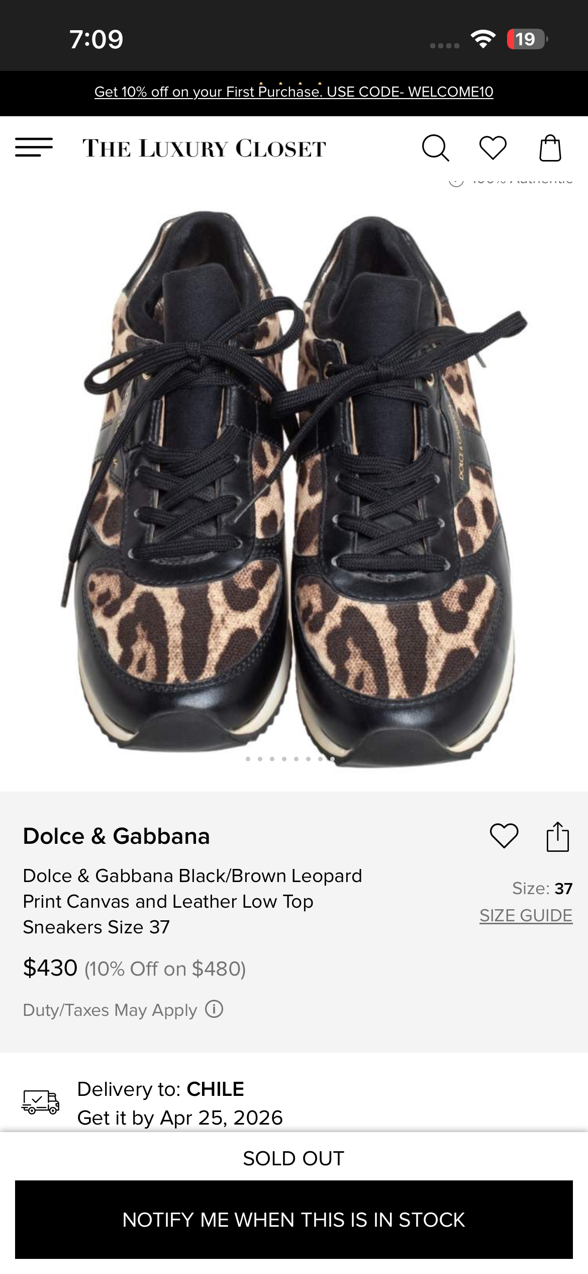 Zapatillas Dolce & Gabbana leopardo - miniatura 3