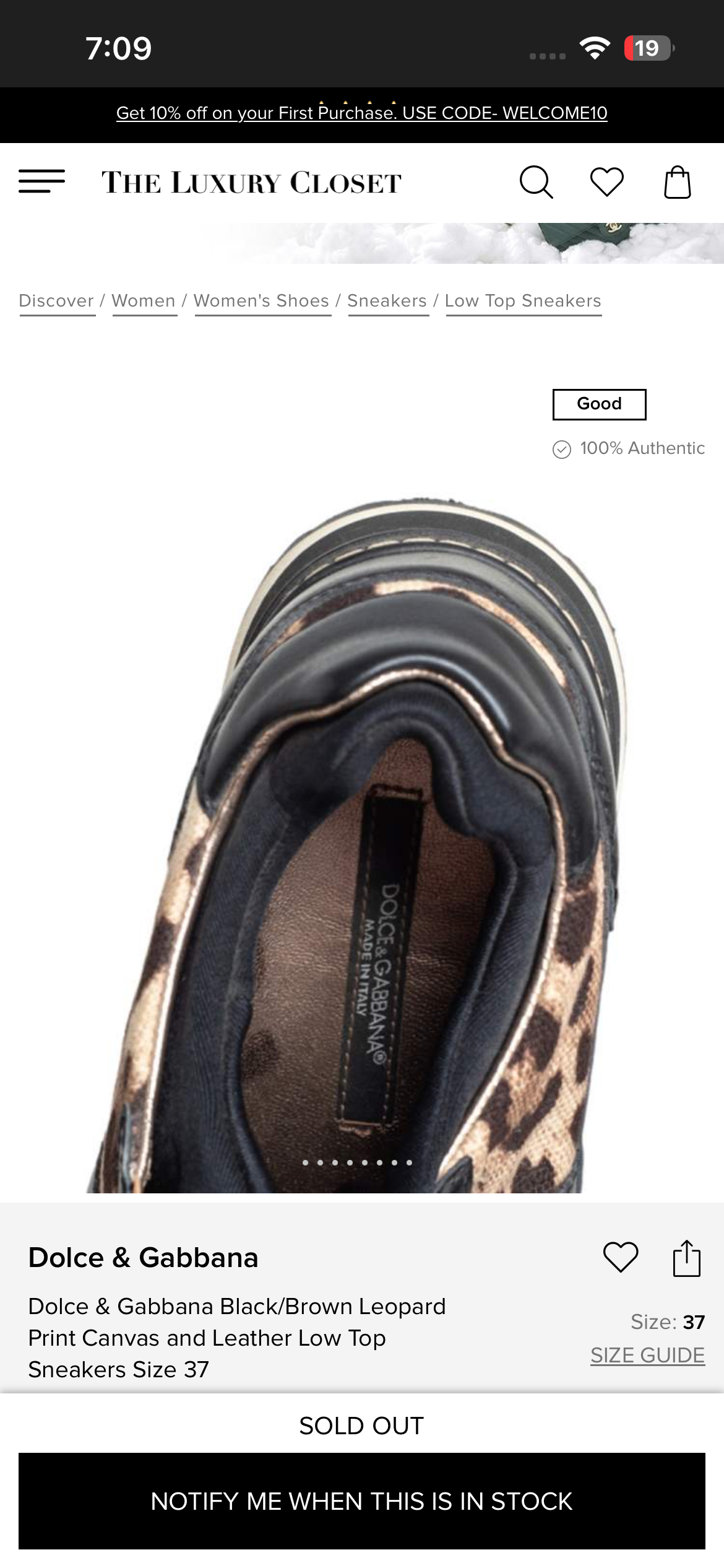 Zapatillas Dolce & Gabbana leopardo - miniatura 5